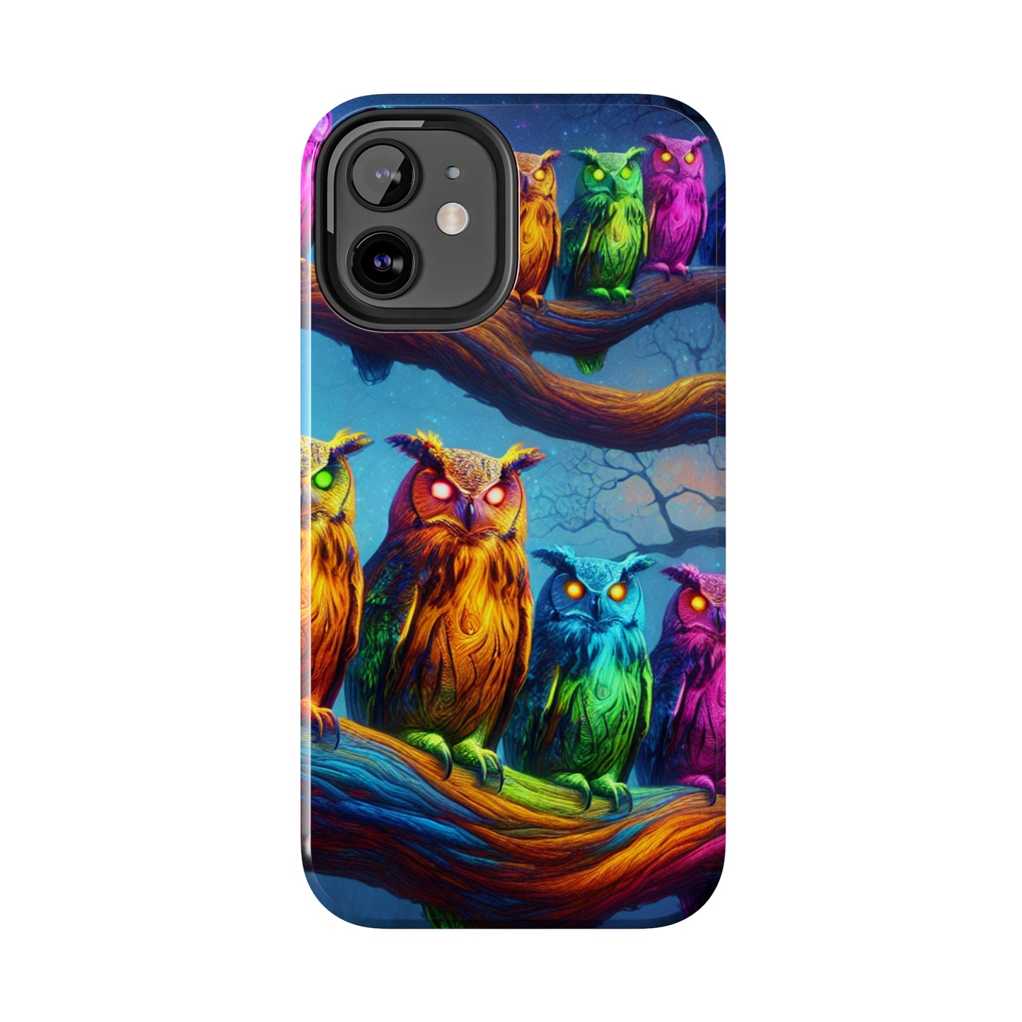 Neon Nocturnal Jazz NEON Owls Tough Phone Case