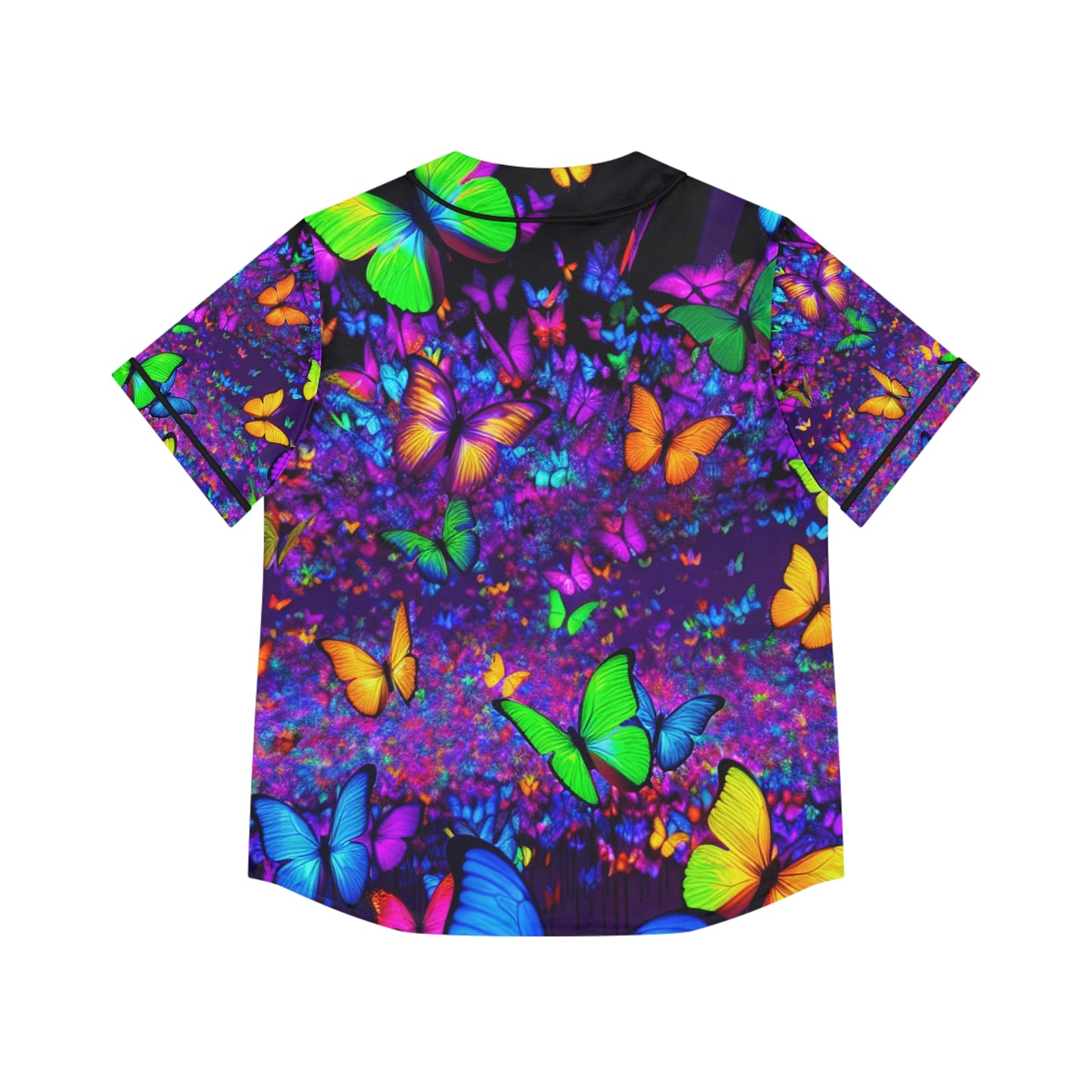 "Fuego Fantasia" Neon Butterflies Womans Jersey