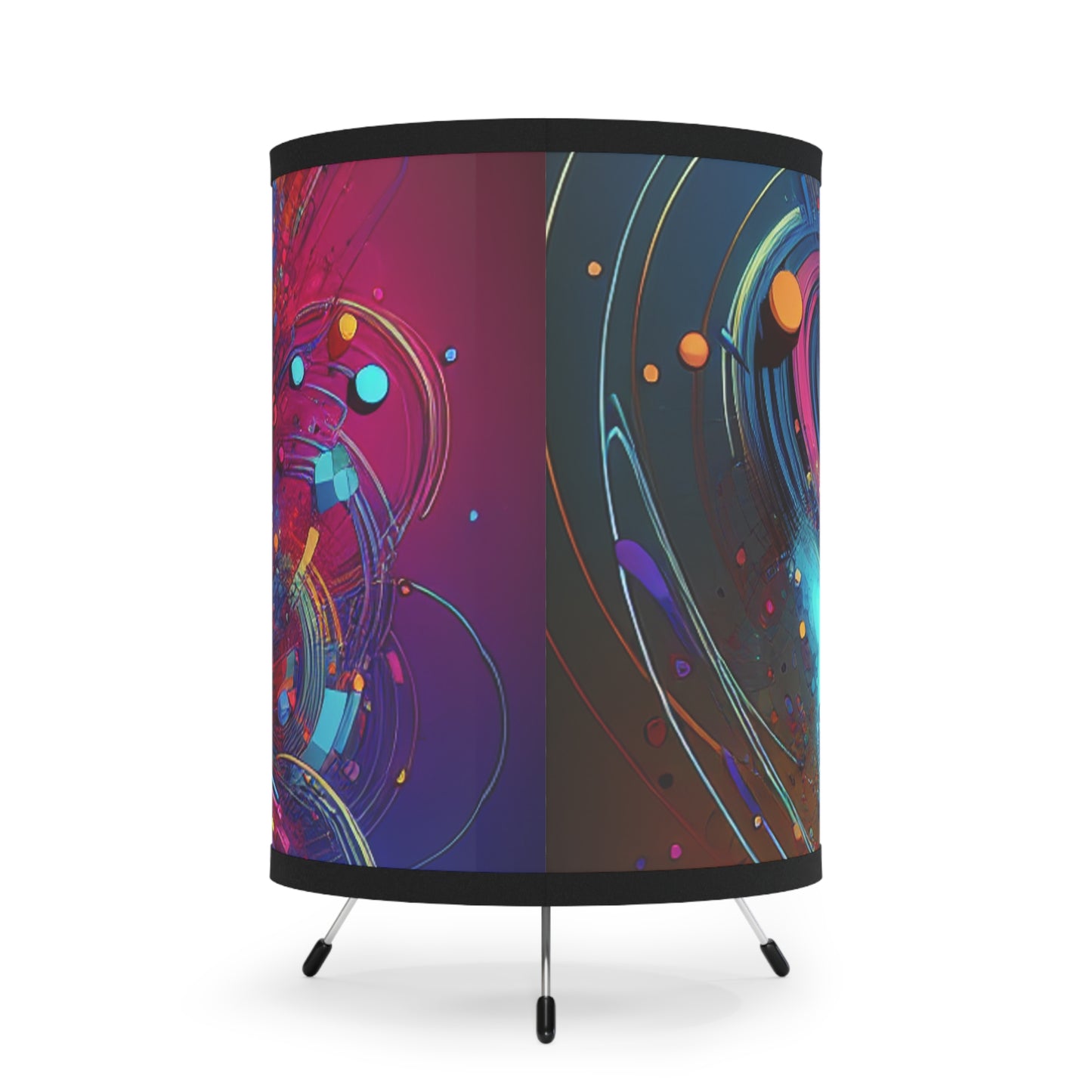 Museo Guidi di Firenze - Trippy Infity Patterns Art Tripod Lamp