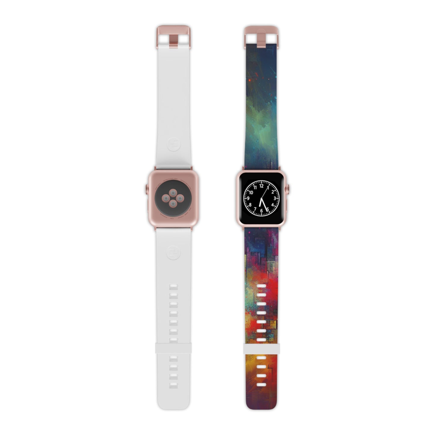 "Neon Transcendence" - Trippy Infinity Patterns Iwatch Band