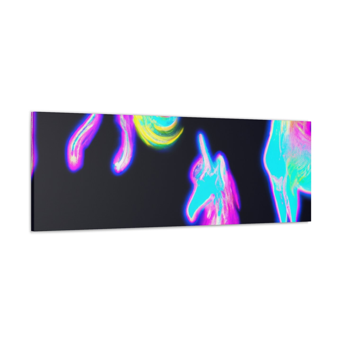 "Neon Magic" NEON Unicorns Art Canvas