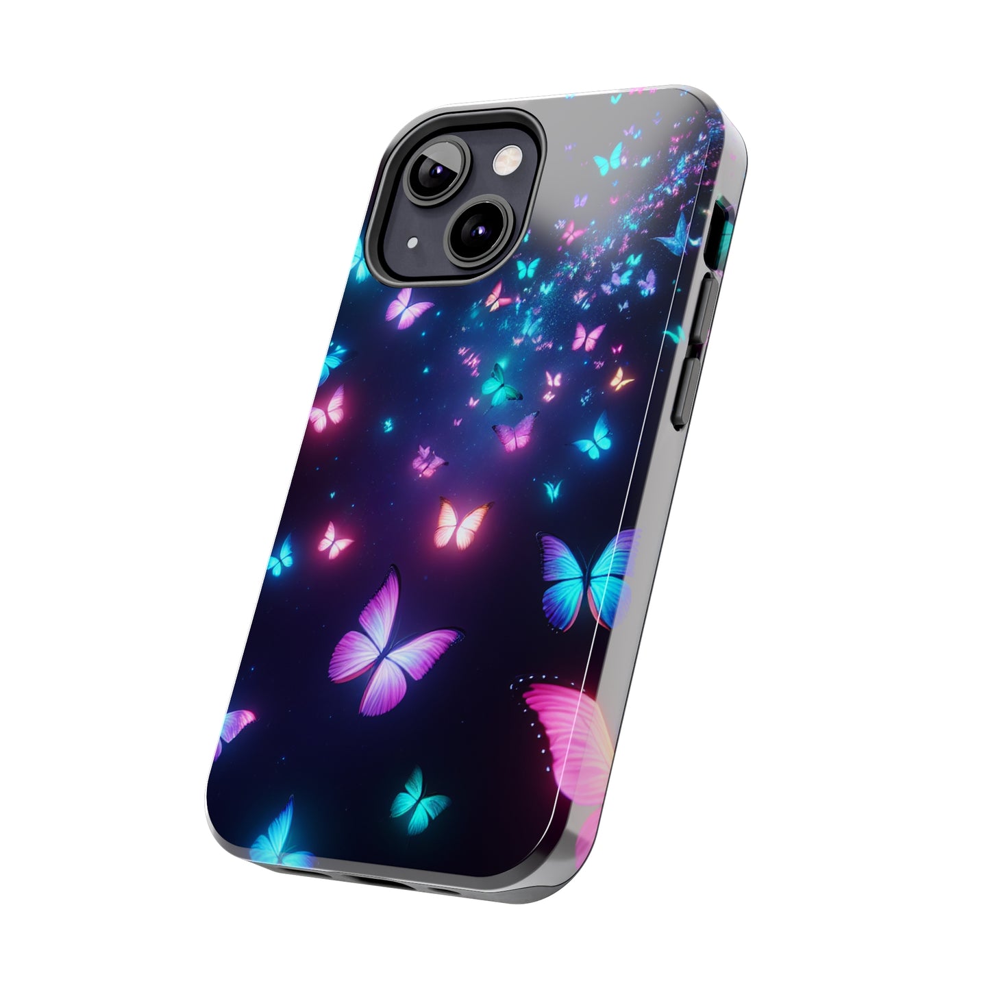 'The Illuminated Flutterflies' NEON Butterflies Tough Phone Case