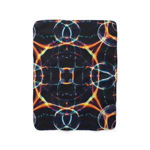 Giulio da Firenze - Trippy Infinity Patterns Sherpa Blanket