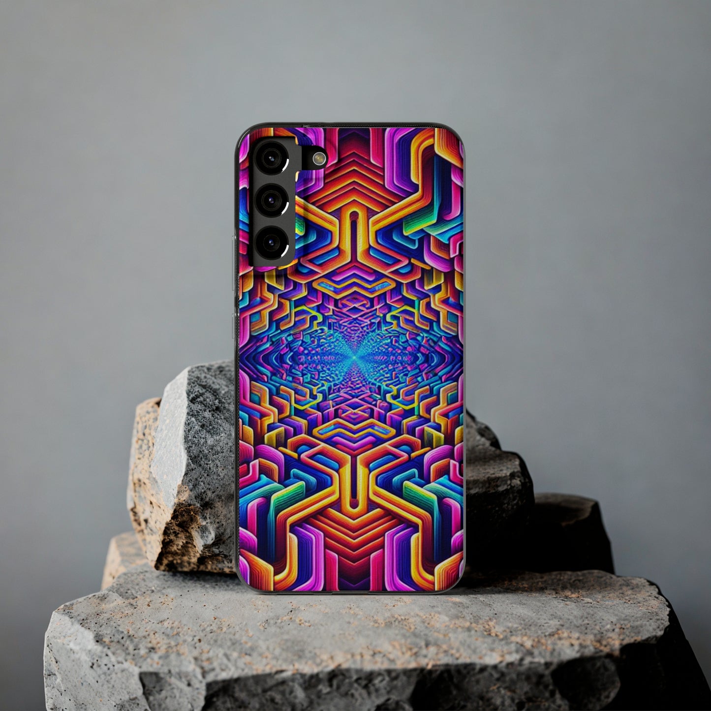 Vibrant Trippin' Infinity Infinity Patterns Art Polycarbonate Phone Case