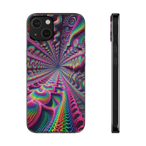 VibrancyInfiniteNeonacopia Infinity Patterns Art Polycarbonate Phone Case
