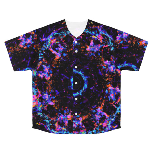 Cosmic Neonouveau. Trippy Infinity Patterns Mens Jersey