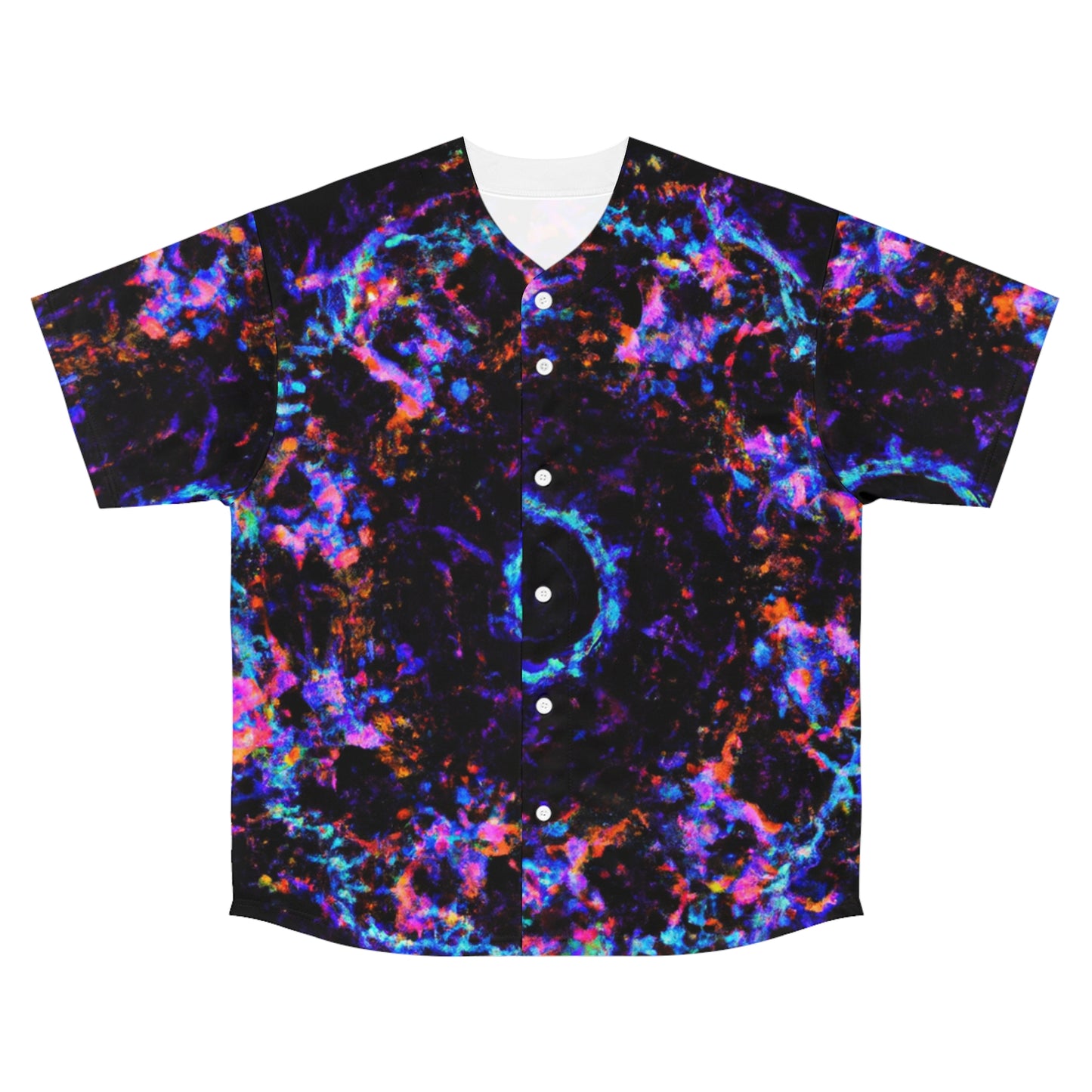 Cosmic Neonouveau. Trippy Infinity Patterns Mens Jersey