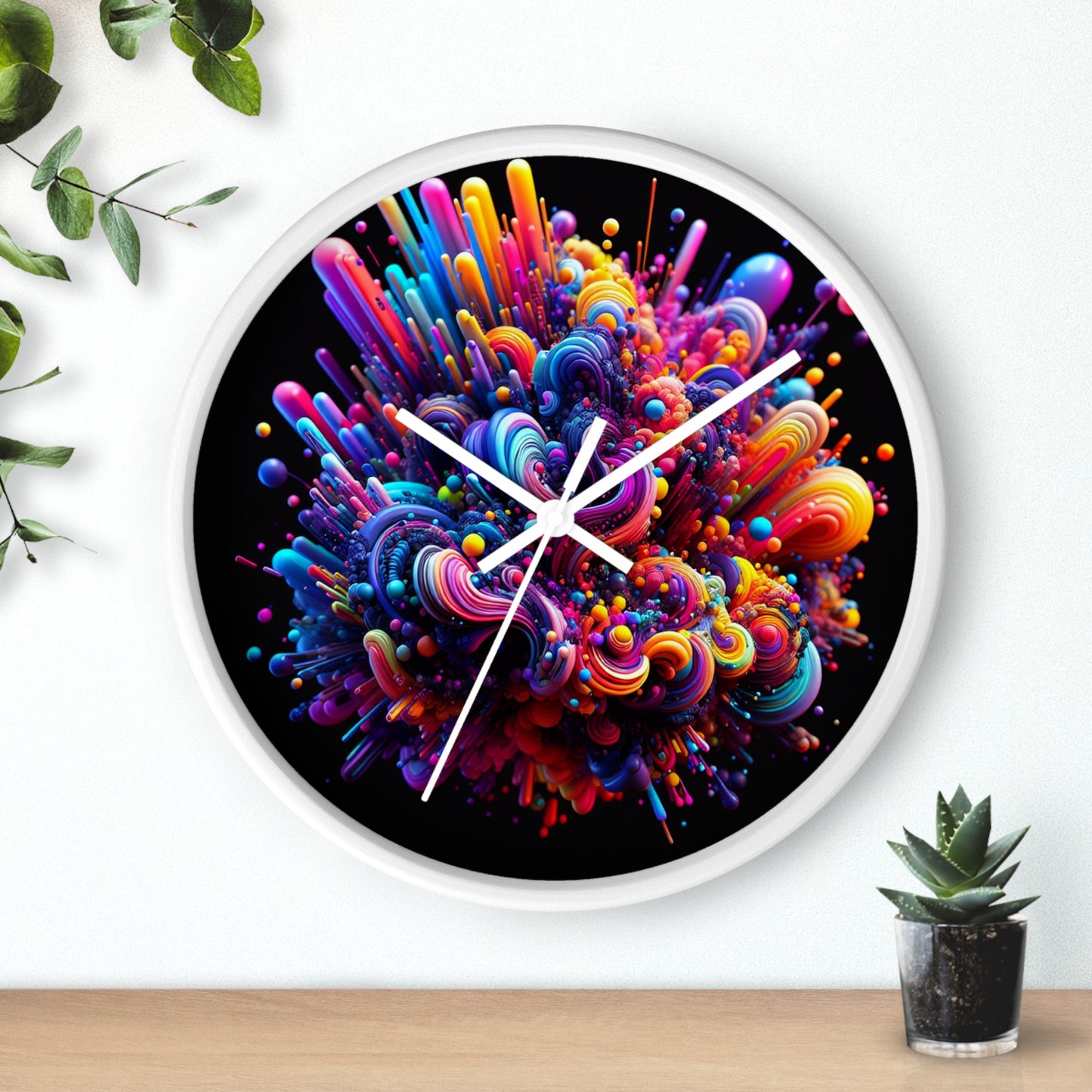 Eulalia Donatti - Trippy Infinity Patterns Wall Clock