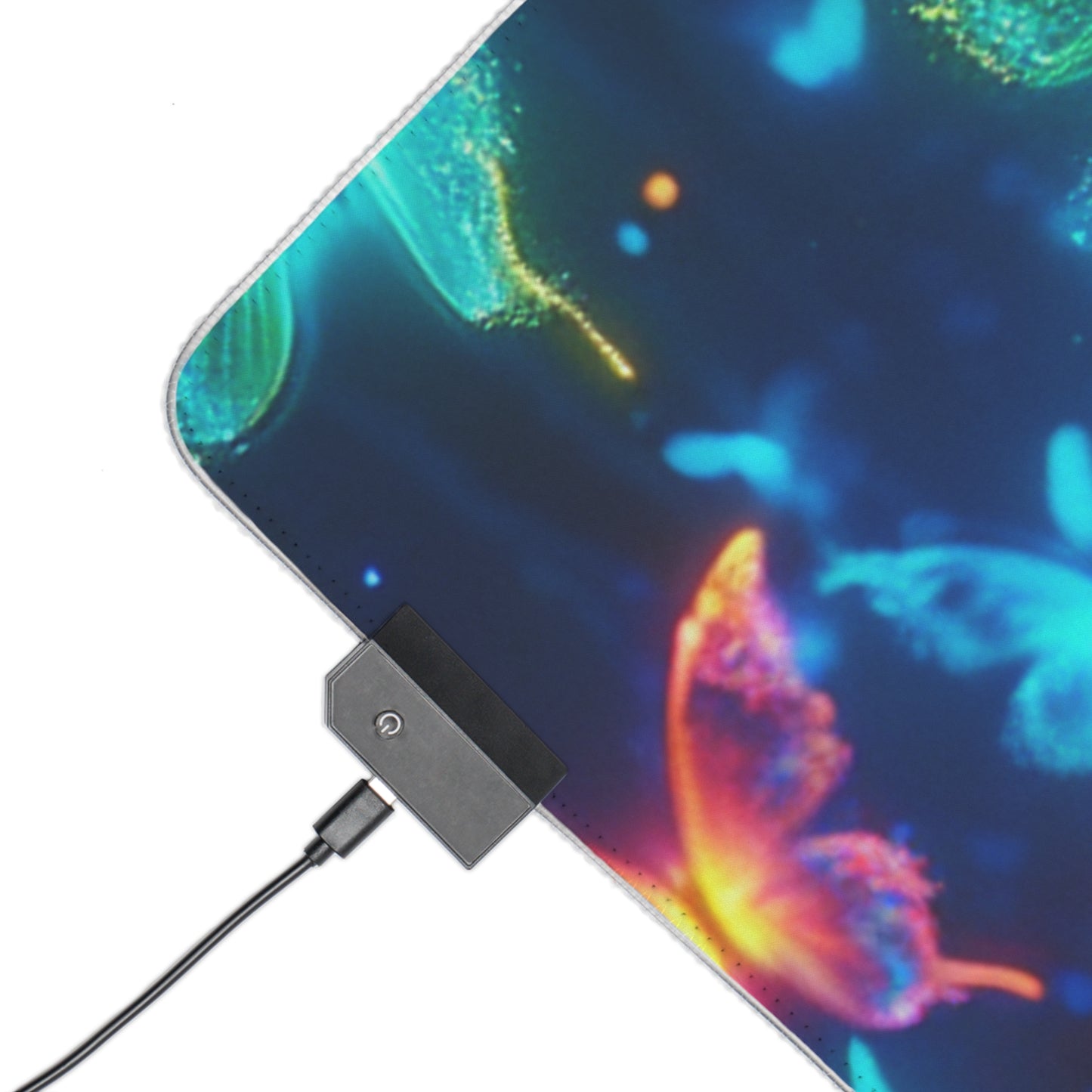 Neon Flight Flutterbyes NEON Butterflies LED Mousepad