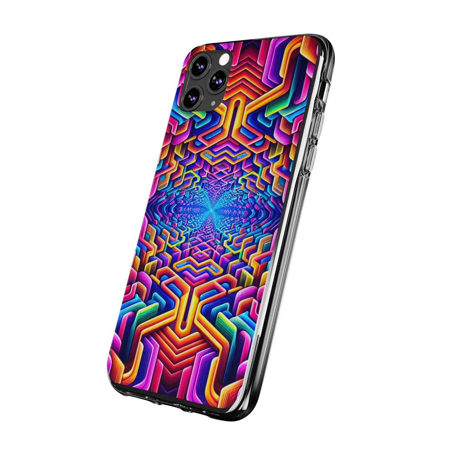Vibrant Trippin' Infinity Infinity Patterns Art Polycarbonate Phone Case