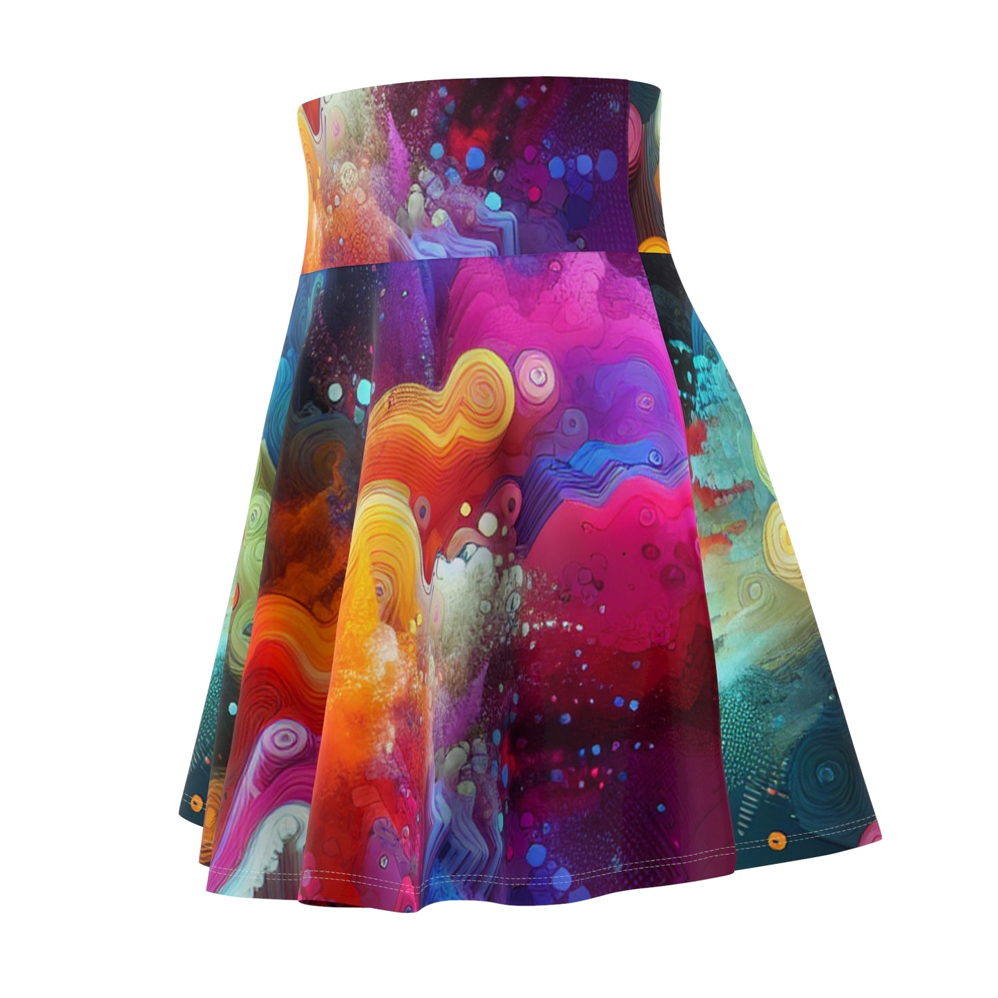 Giovanni da Verona - Trippy Infity Patterns Woman's Skater Skirt