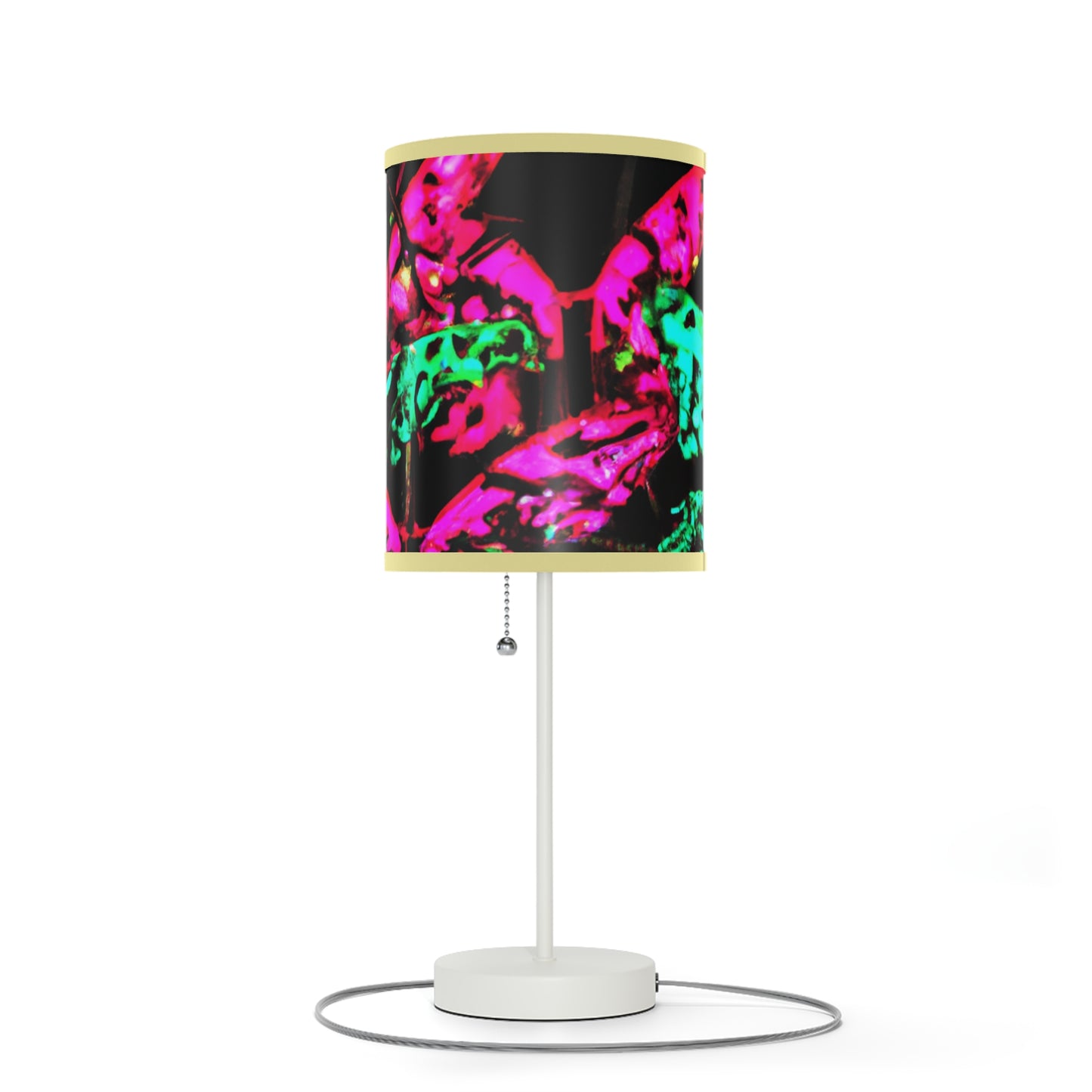 "Galactic Glooms: A Neon Butterfly Parade" - NEON Butterflies Colored Lamp