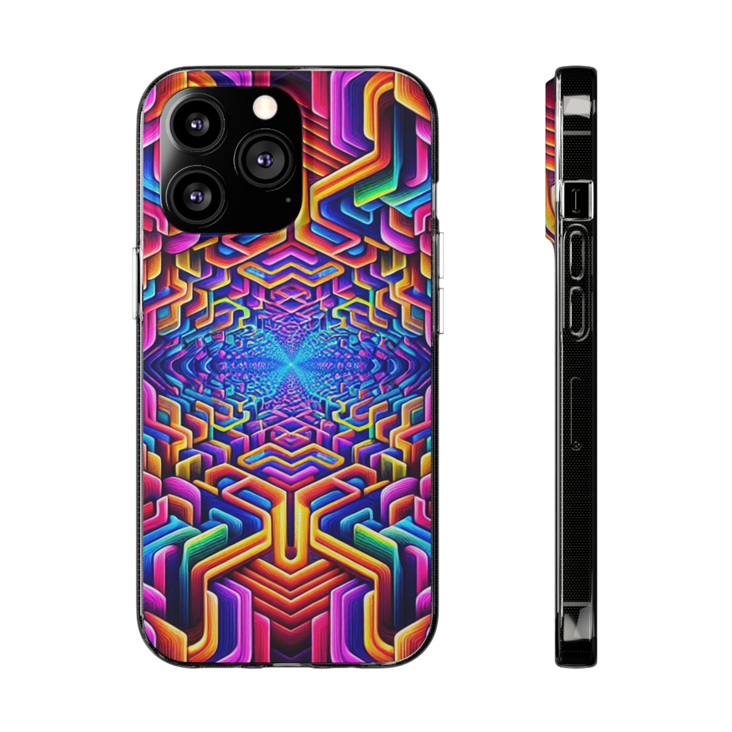 Vibrant Trippin' Infinity Infinity Patterns Art Polycarbonate Phone Case