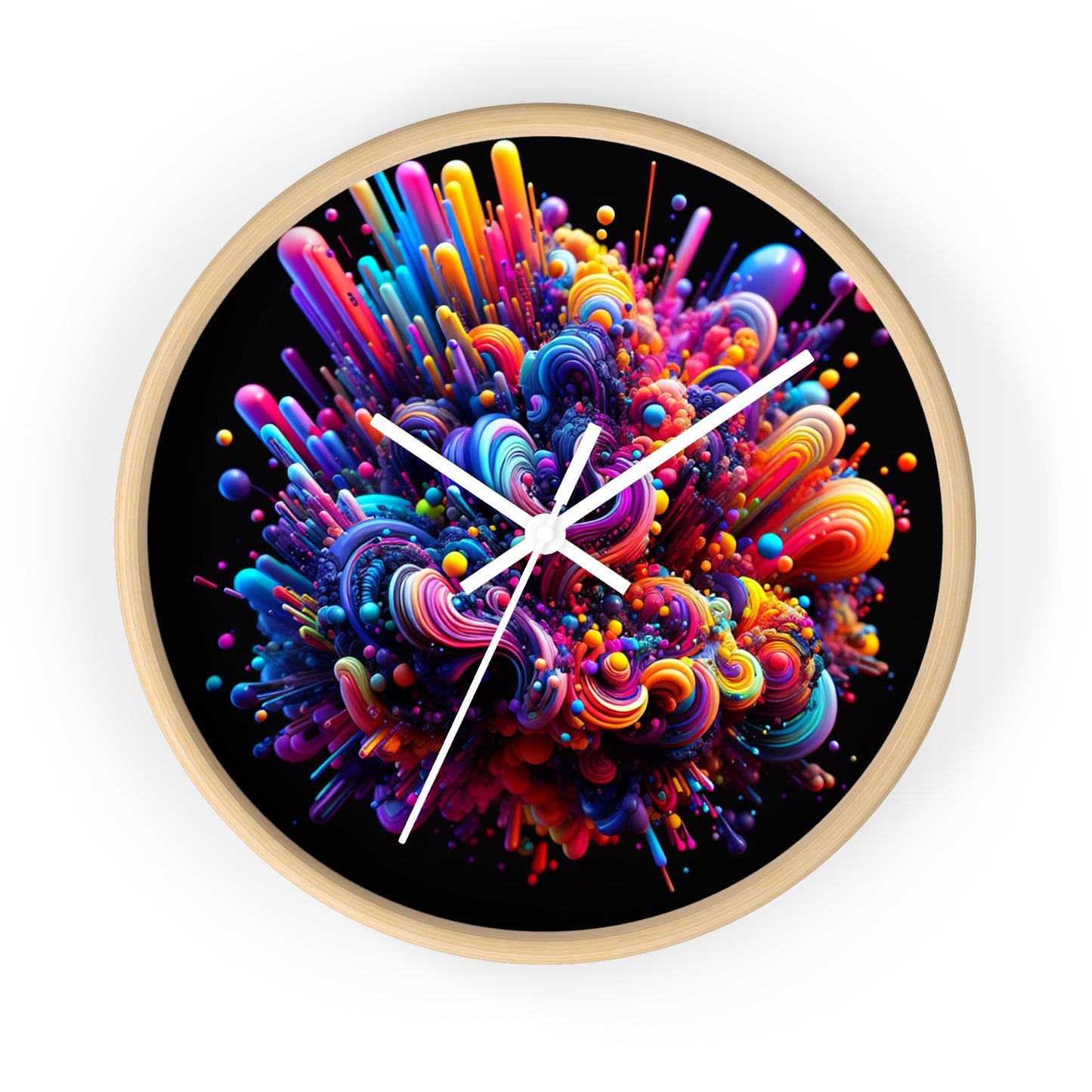 Eulalia Donatti - Trippy Infinity Patterns Wall Clock