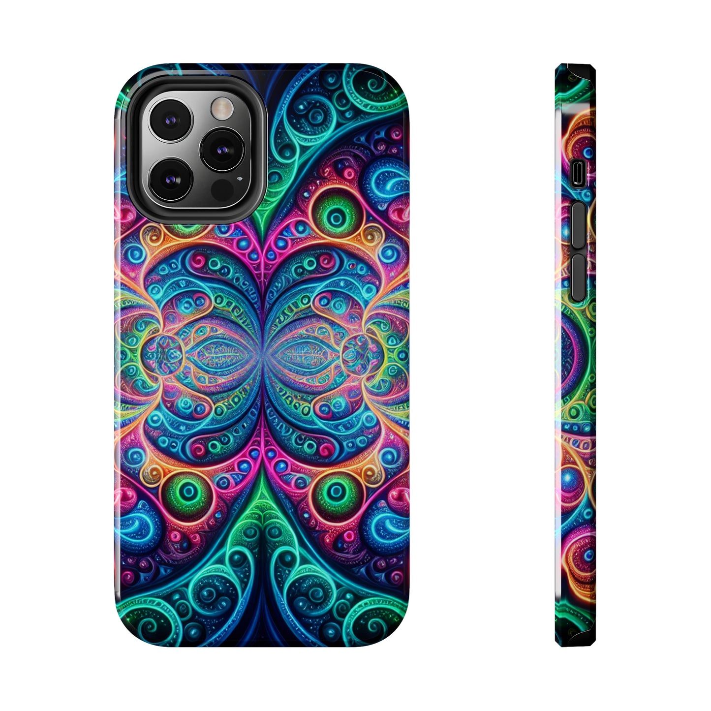 Dreamscape Eon Flow. Trippy Infinity Patterns Tough Phone Case Iphone 7 8 9 10 11 12 13 14 Pro Max Mini Plus XR XS SE