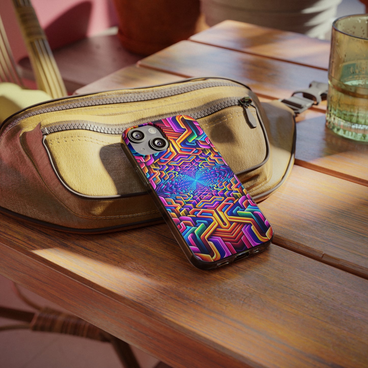 Vibrant Trippin' Infinity Infinity Patterns Art Polycarbonate Phone Case