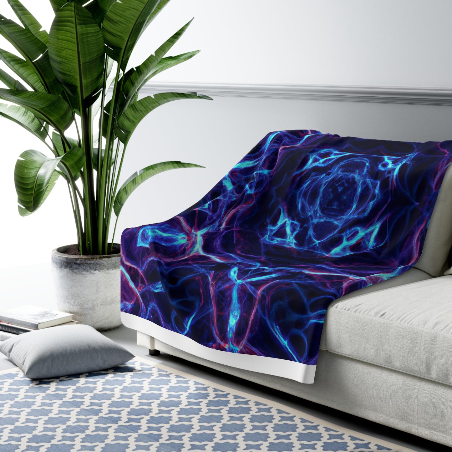 Giovanni Bellini - Trippy Infinity Patterns Sherpa Blanket