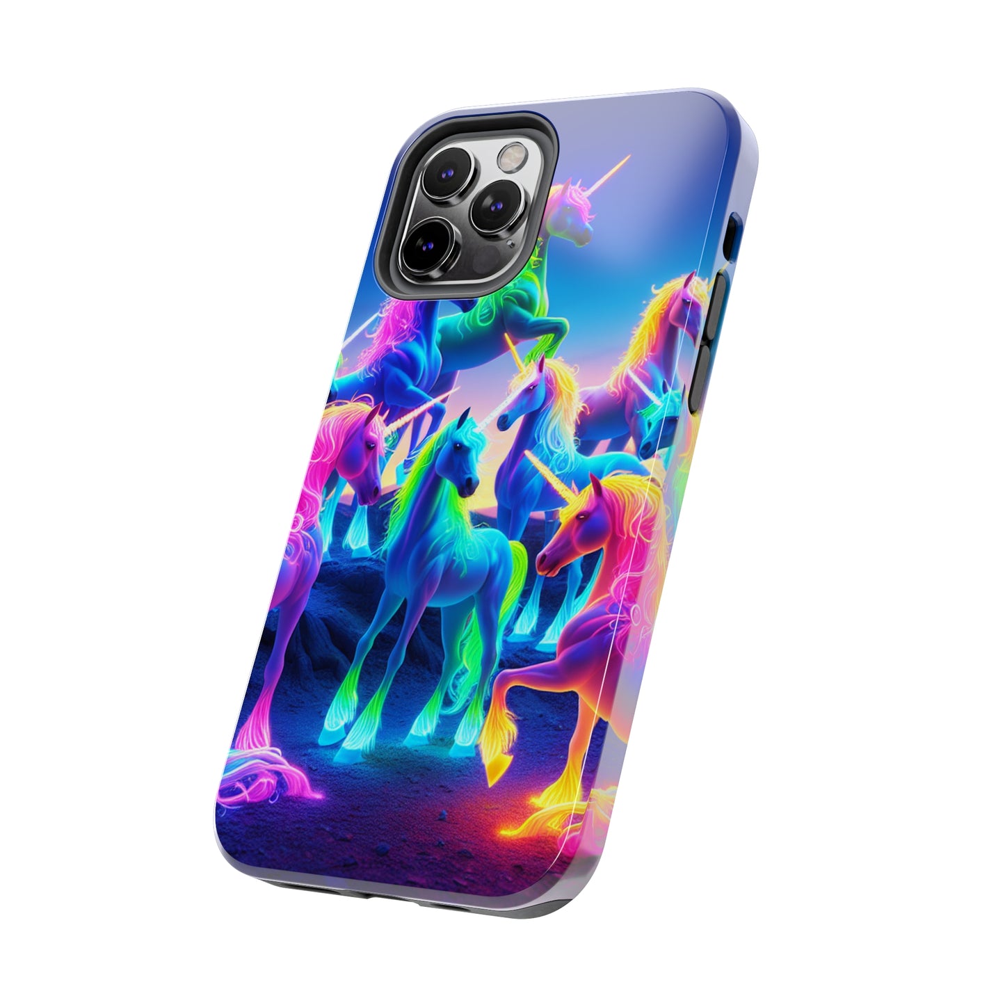 Neon Unicorn Spectacle. NEON Unicorns Tough Phone Case