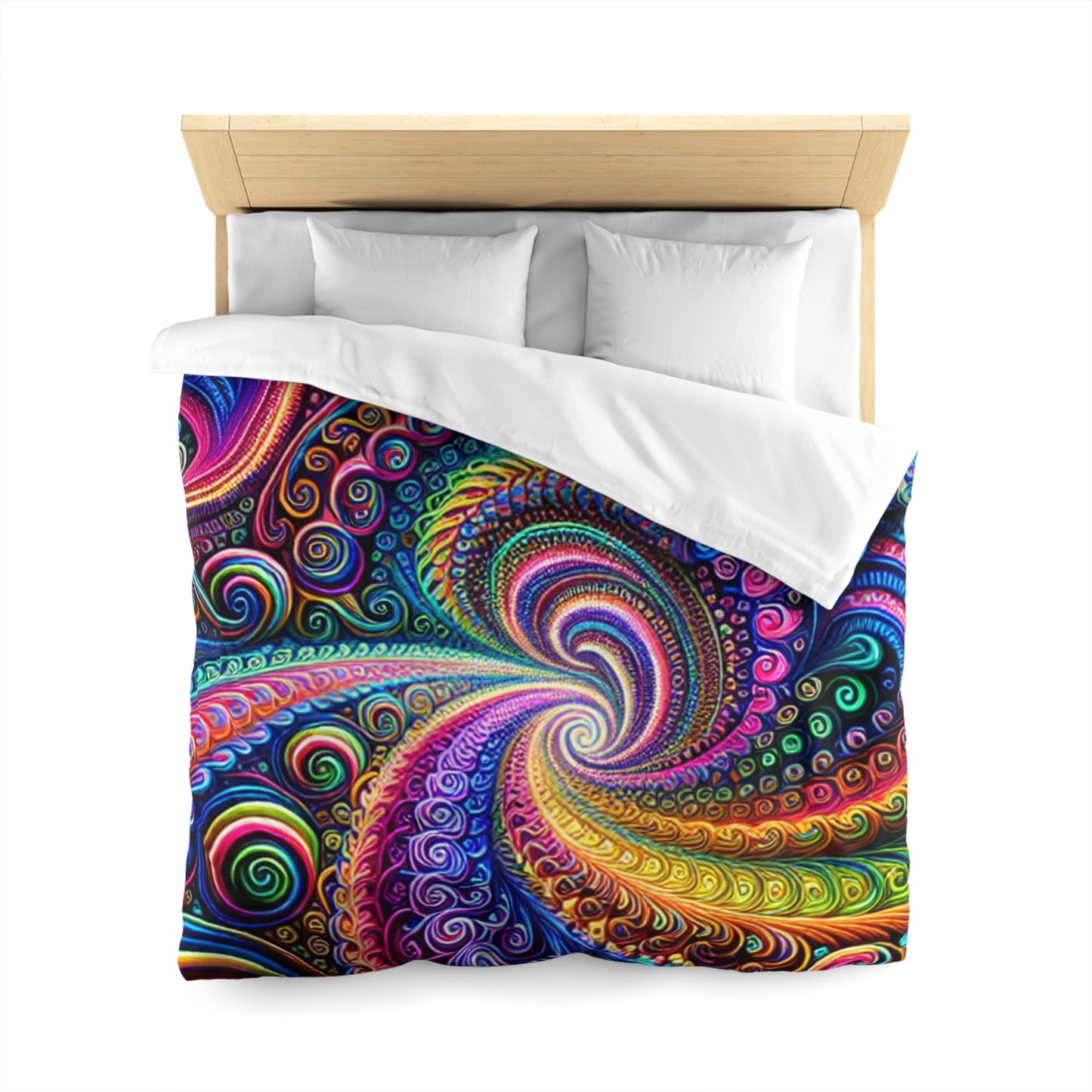 Claude Vermeer - Trippy Infinty Patterns Microfiber Duvet Cover