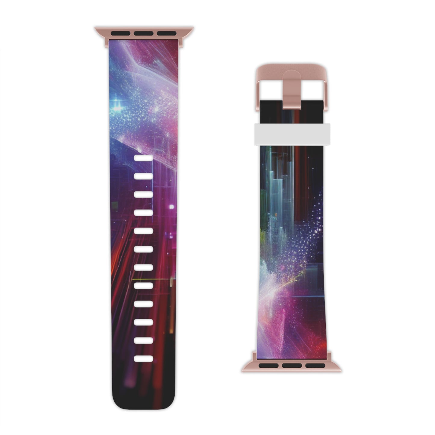 Electric Kaleidoscope - Trippy Infinity Patterns Iwatch Band