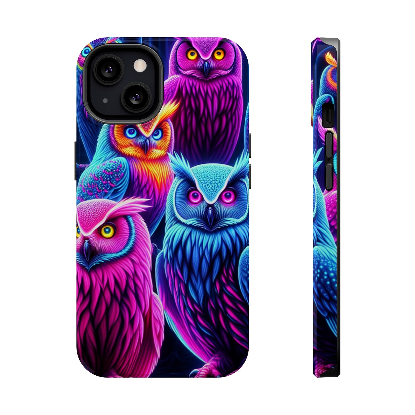 Neon Owl skylight. Neon Owls Premium Art Magsafe Magnet Tough IPhone 13 14 15 Pro Plus Max and Mini in Matte and Glossy Phone cases