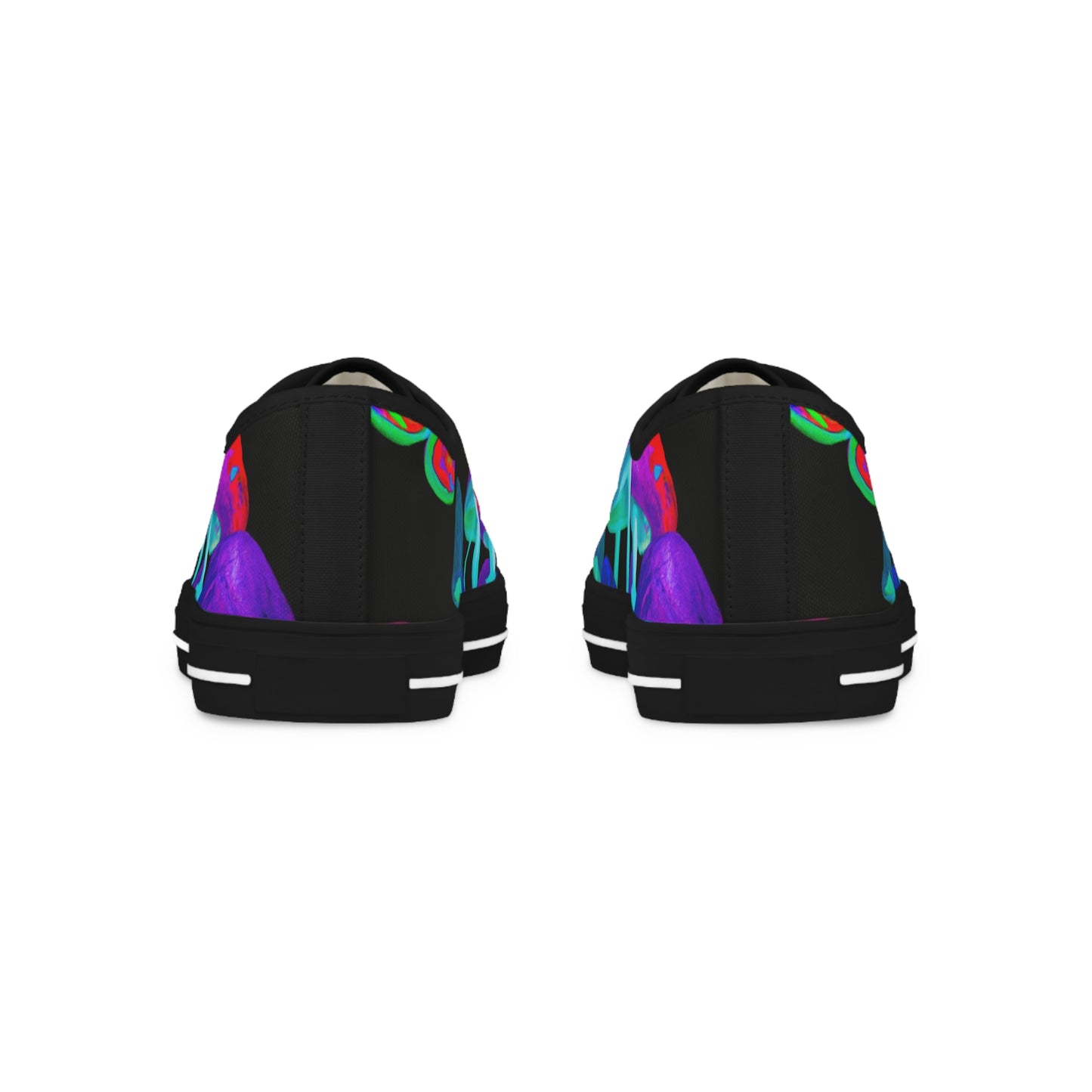 "Magical Neon Forest Adventure" - Men's Lowtop Sneakers