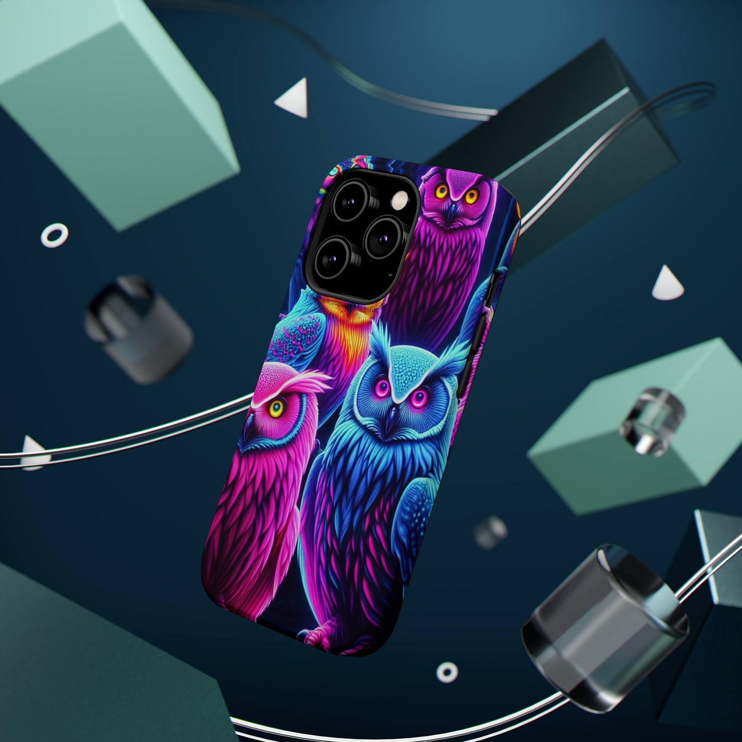 Neon Owl skylight. Neon Owls Premium Art Magsafe Magnet Tough IPhone 13 14 15 Pro Plus Max and Mini in Matte and Glossy Phone cases