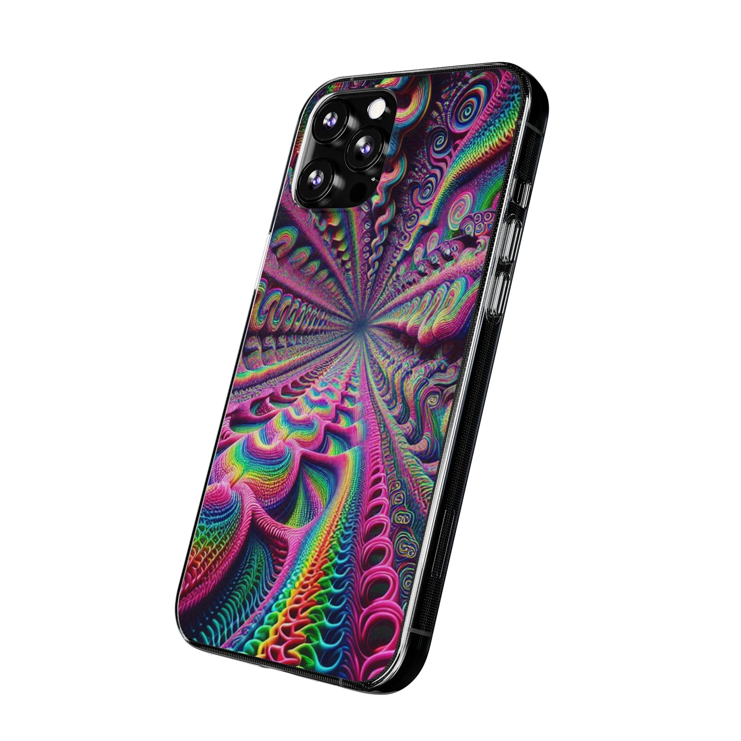 VibrancyInfiniteNeonacopia Infinity Patterns Art Polycarbonate Phone Case