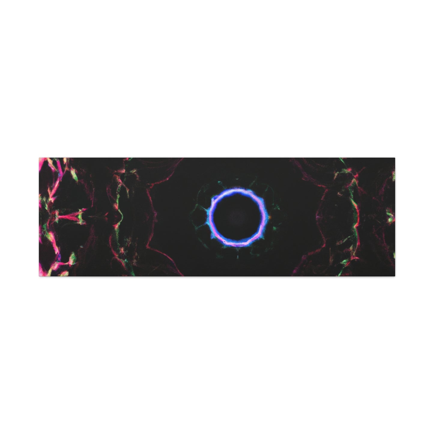 Vortex of Vibrancy Trippy Infinity Patterns Art Canvas