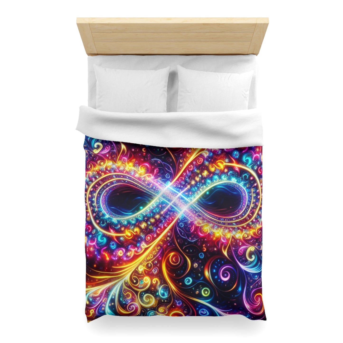 Giovanni Zocchi - Trippy Infinty Patterns Microfiber Duvet Cover