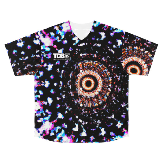 TDB Cosmic Chroma Chaos. Trippy Infinity Patterns Mens Jersey