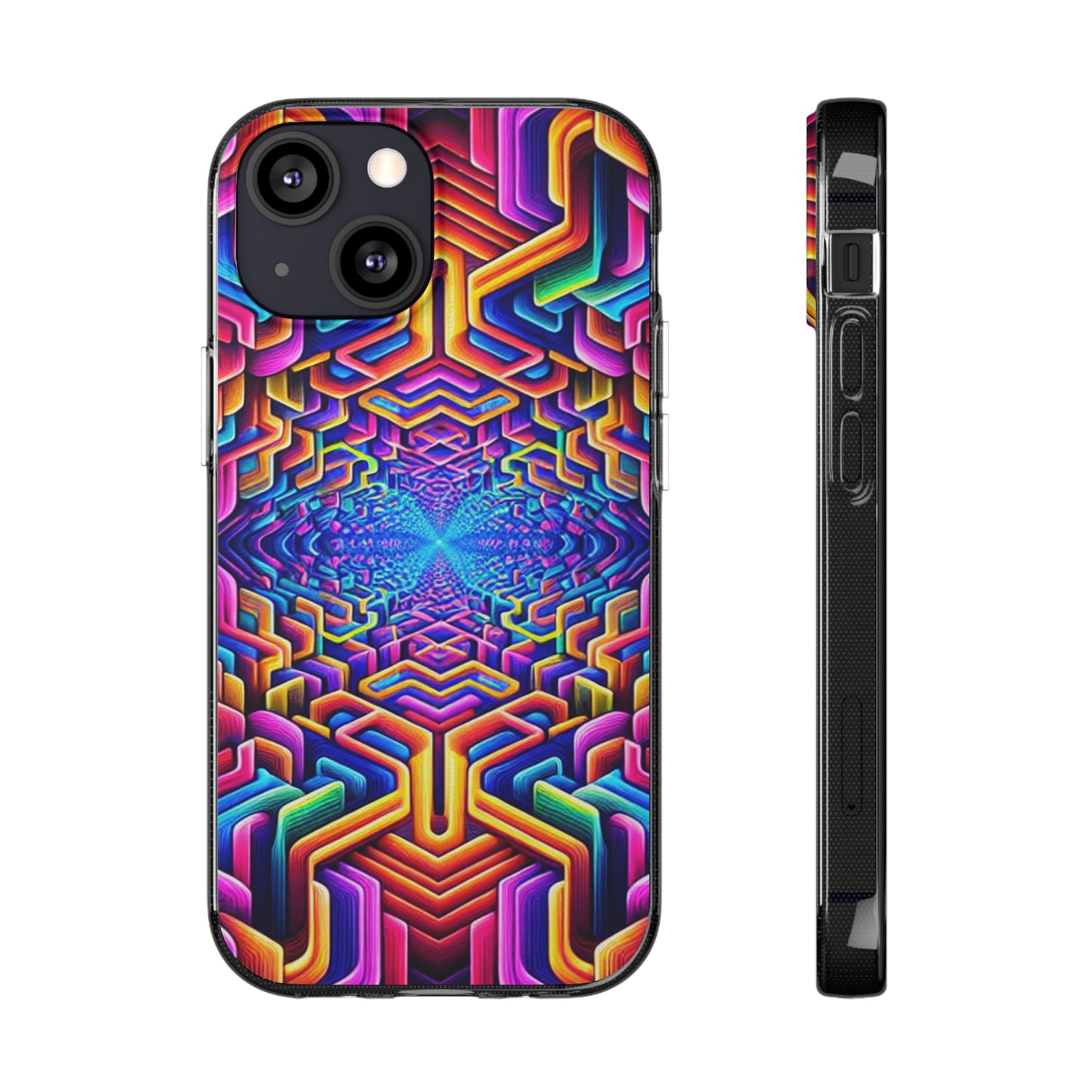 Vibrant Trippin' Infinity Infinity Patterns Art Polycarbonate Phone Case