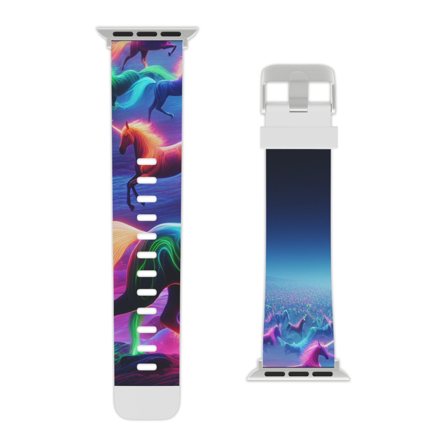 "Neon Prismatic Unicorns" - NEON Unicorns Iwatch Band