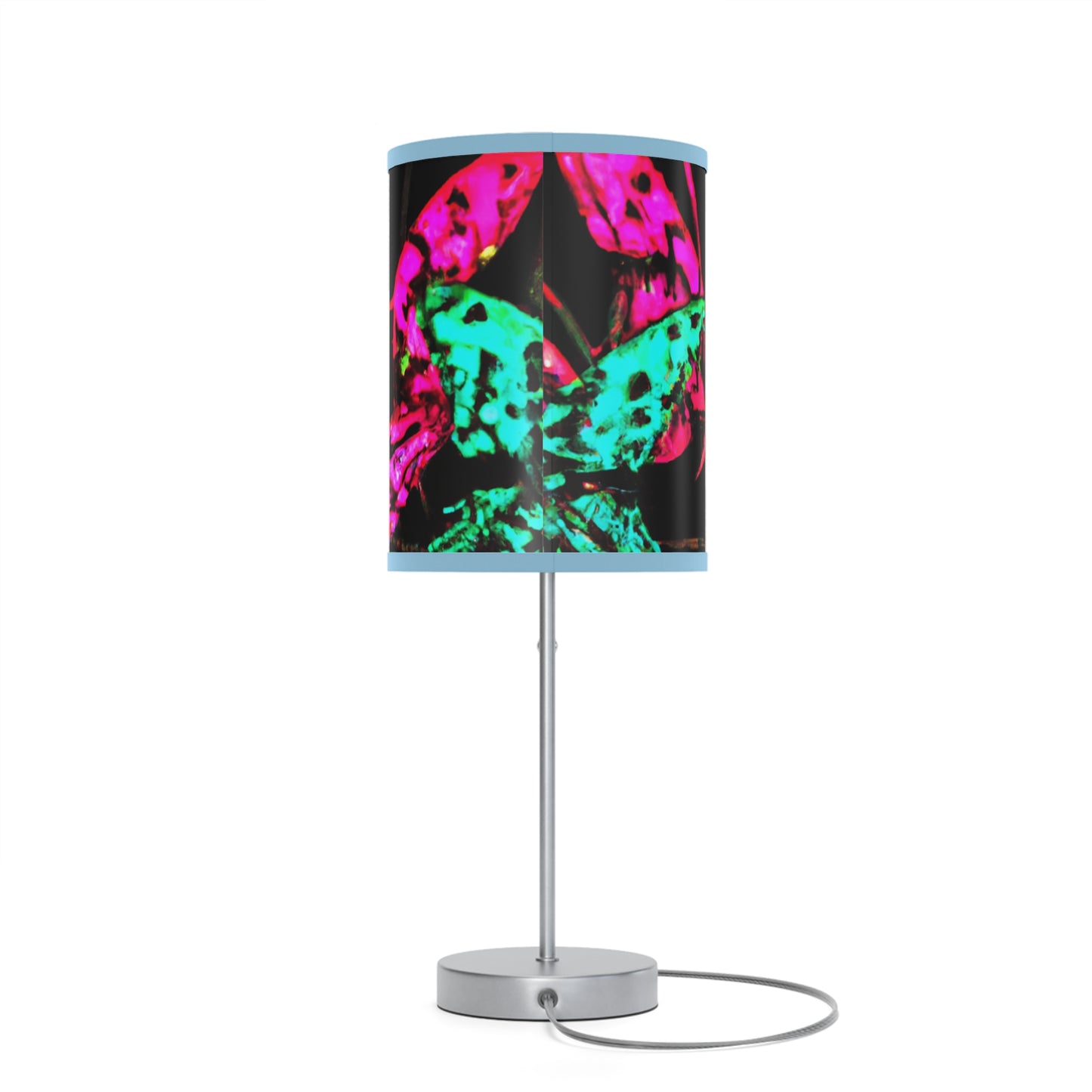"Galactic Glooms: A Neon Butterfly Parade" - NEON Butterflies Colored Lamp
