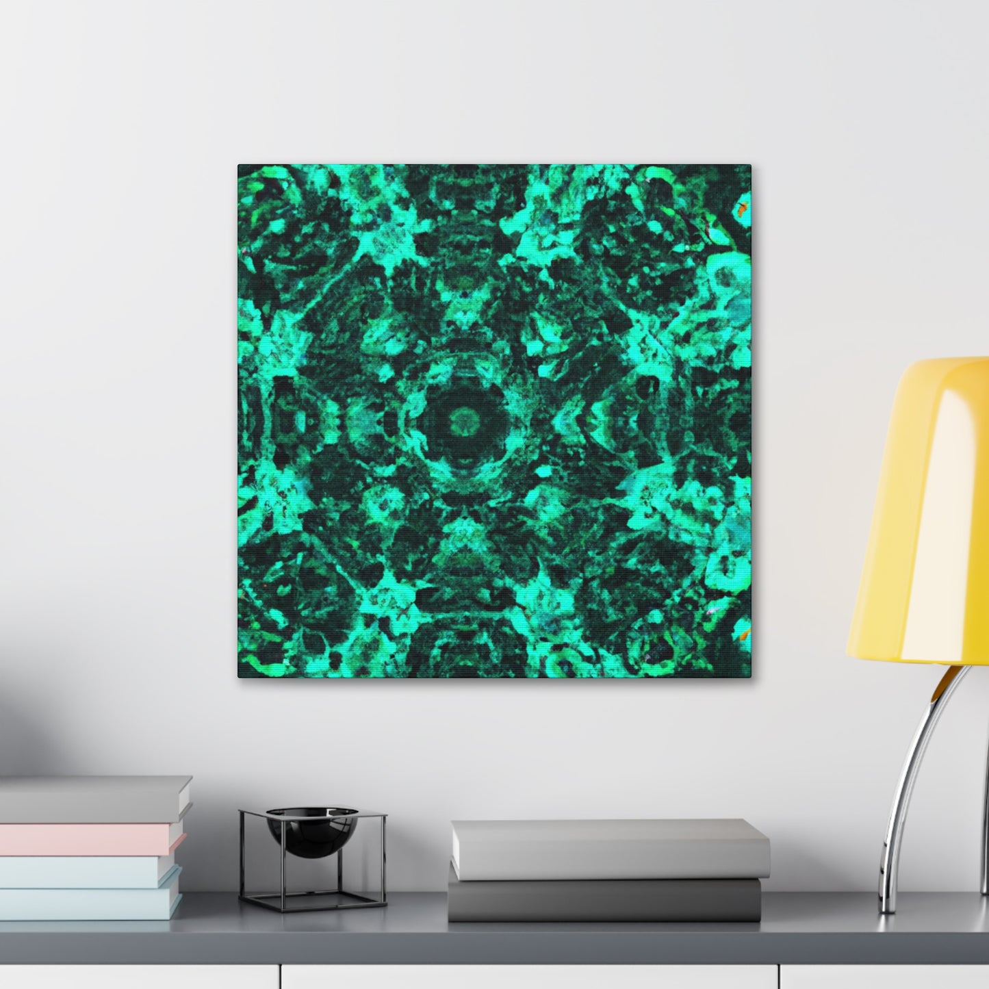 Cosmic Synesthesia Explosion. Trippy Infinity Patterns Art Canvas