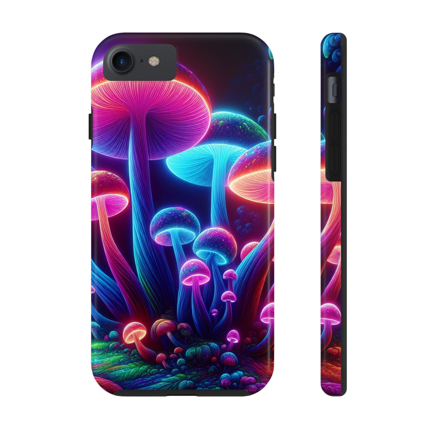 Neon Psychedelic Pupal Art NEON Unicorns Tough Phone Case Iphone 7 8 9 10 11 12 13 14 Pro Max Mini Plus XR XS SE