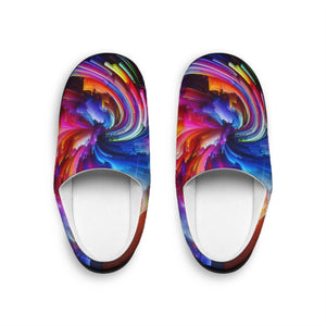 Federigo Gentile - Trippy Infity Patterns Men's Indoor Slippers