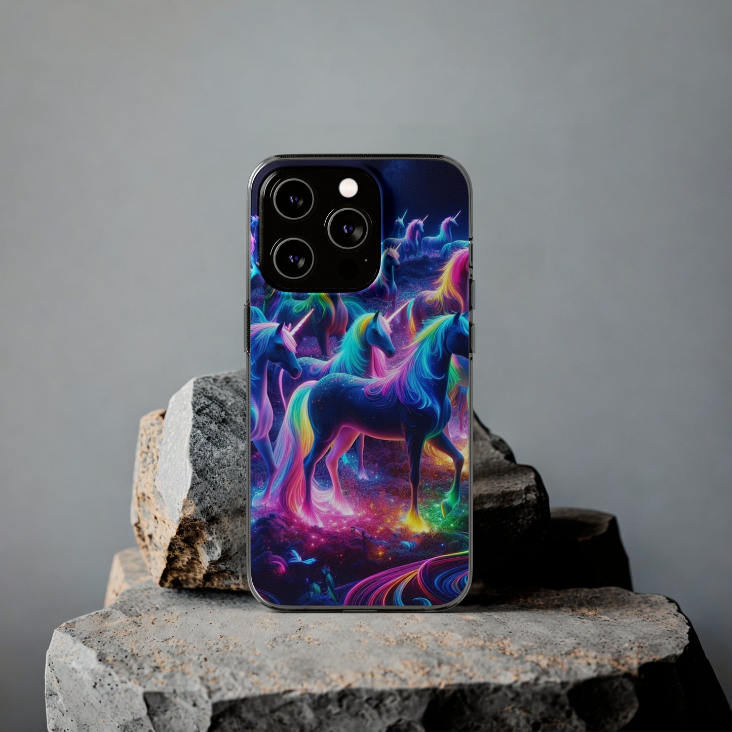 Neon Unicorn Spectacle. NEON Unicorns Art Polycarbonate Phone Case Samsung Galaxy s21 s22 Google Pixel 6 Iphone 11 12 13 14 Pro Max Mini Plus