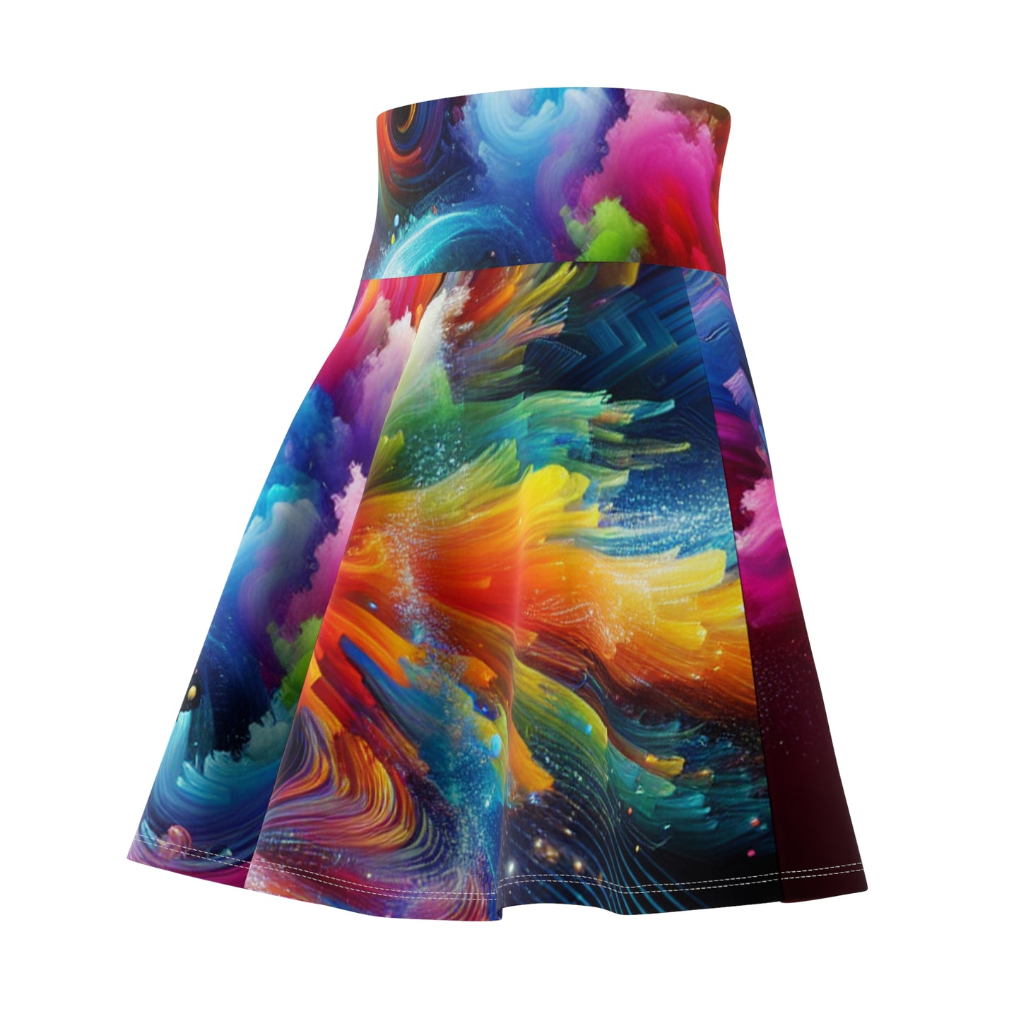 Leonardus de Vos - Trippy Infity Patterns Woman's Skater Skirt