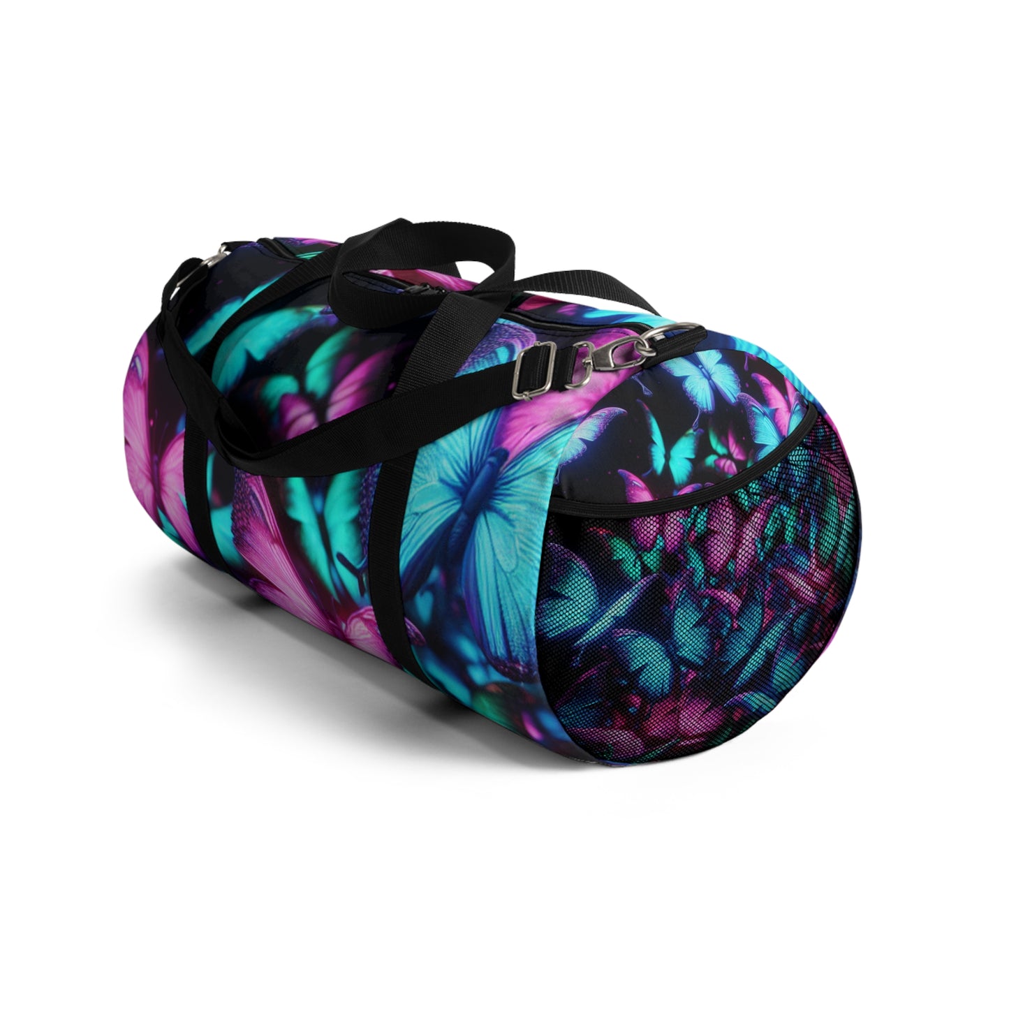 "Butterfly Bouquet" - Neon Butterflies Duffle Bag