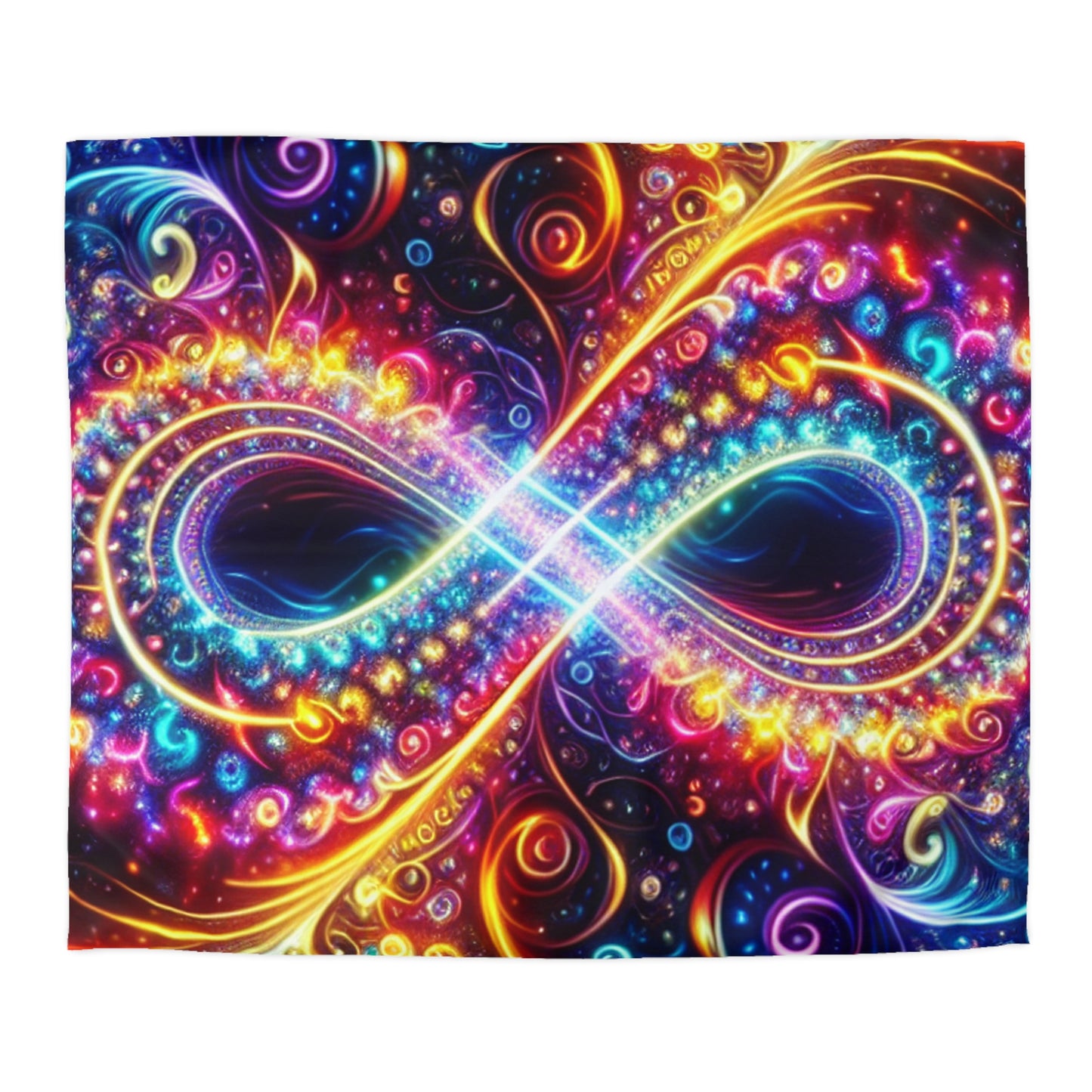 Giovanni Zocchi - Trippy Infinty Patterns Microfiber Duvet Cover