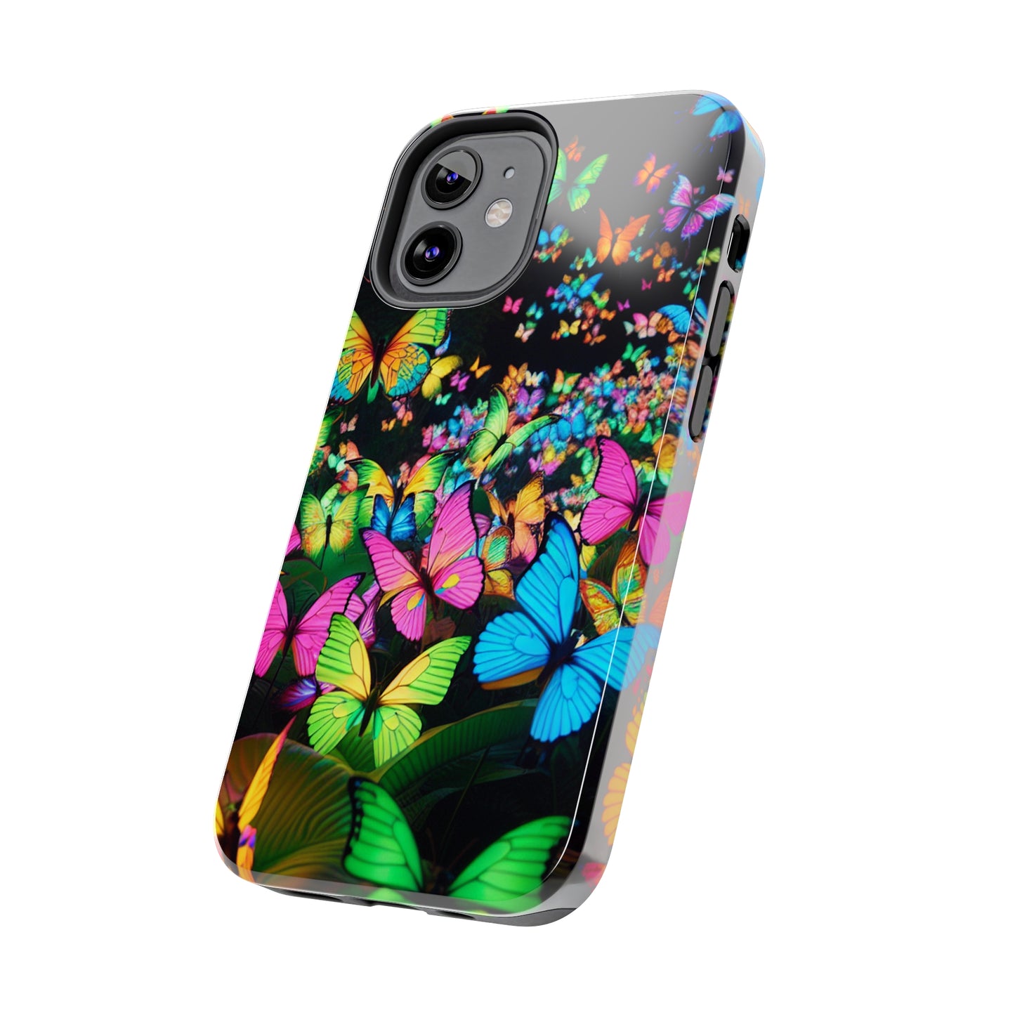 Neon Butterfly Congregation. NEON Butterflies Tough Phone Case