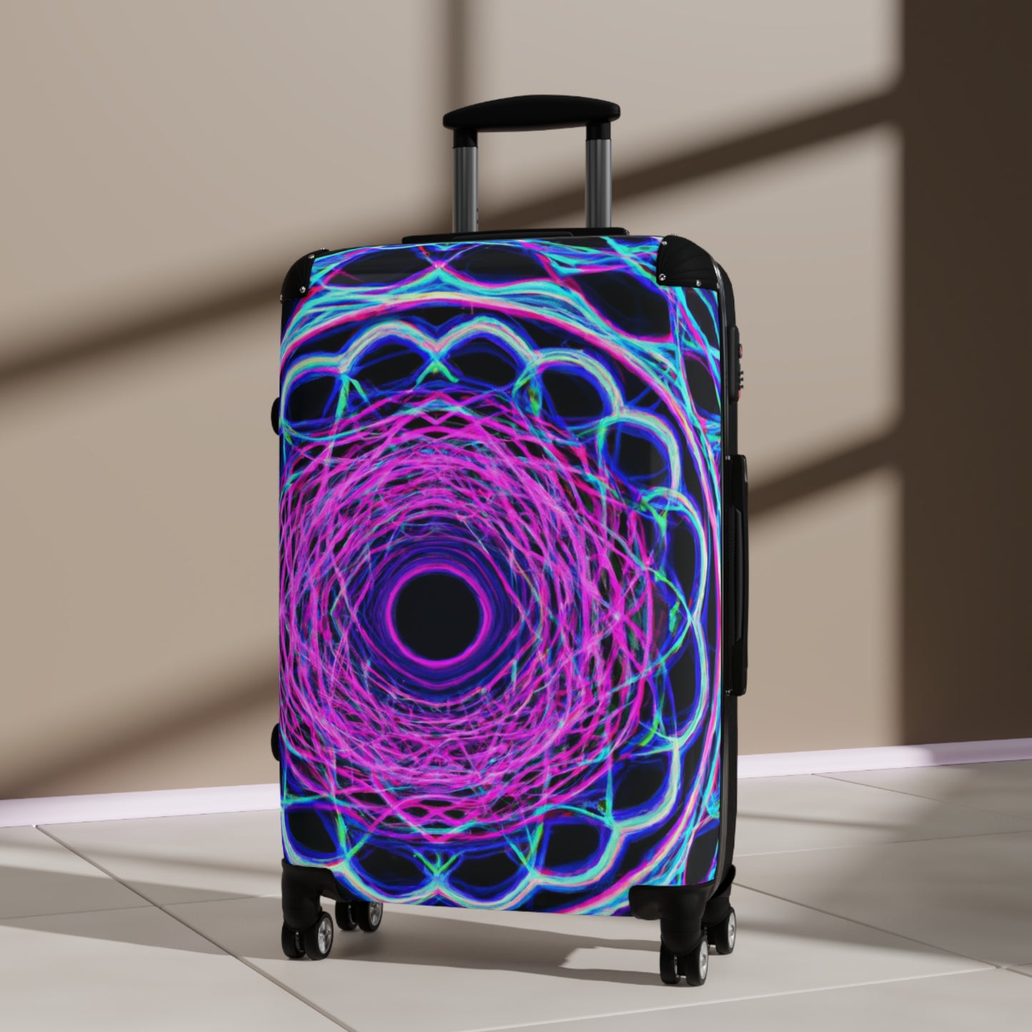 Gustavo D'Angeli - Trippy Infinity Patterns Suitcase
