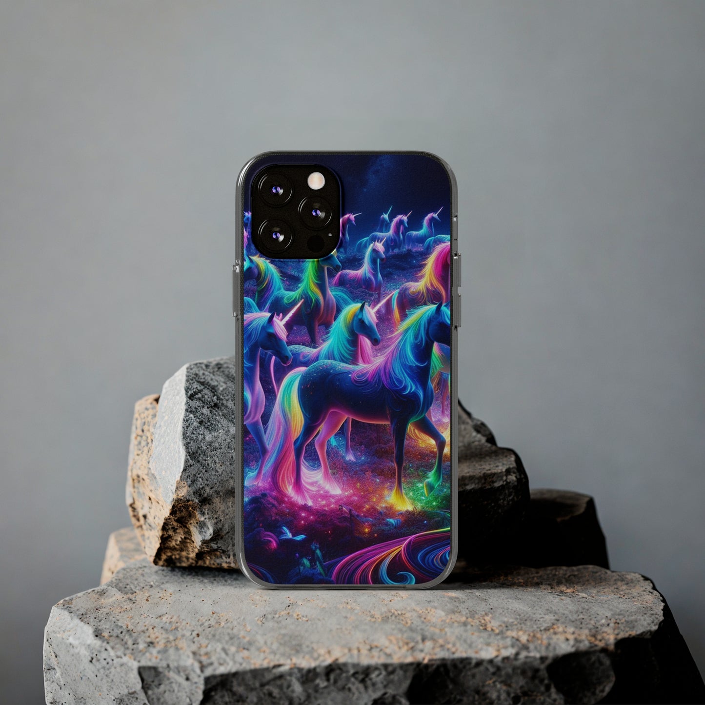 Neon Unicorn Spectacle. NEON Unicorns Art Polycarbonate Phone Case Samsung Galaxy s21 s22 Google Pixel 6 Iphone 11 12 13 14 Pro Max Mini Plus
