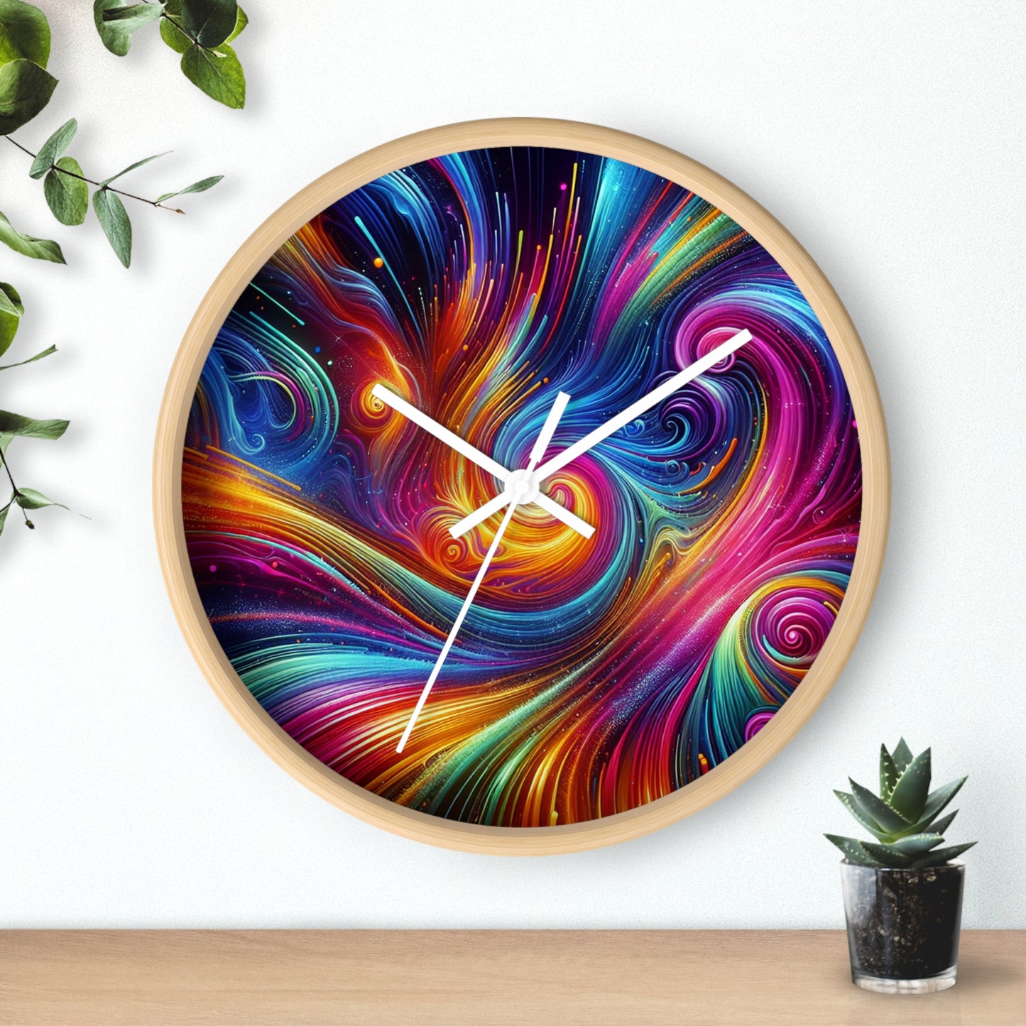 Gustavo Pietrangelo - Trippy Infinity Patterns Wall Clock
