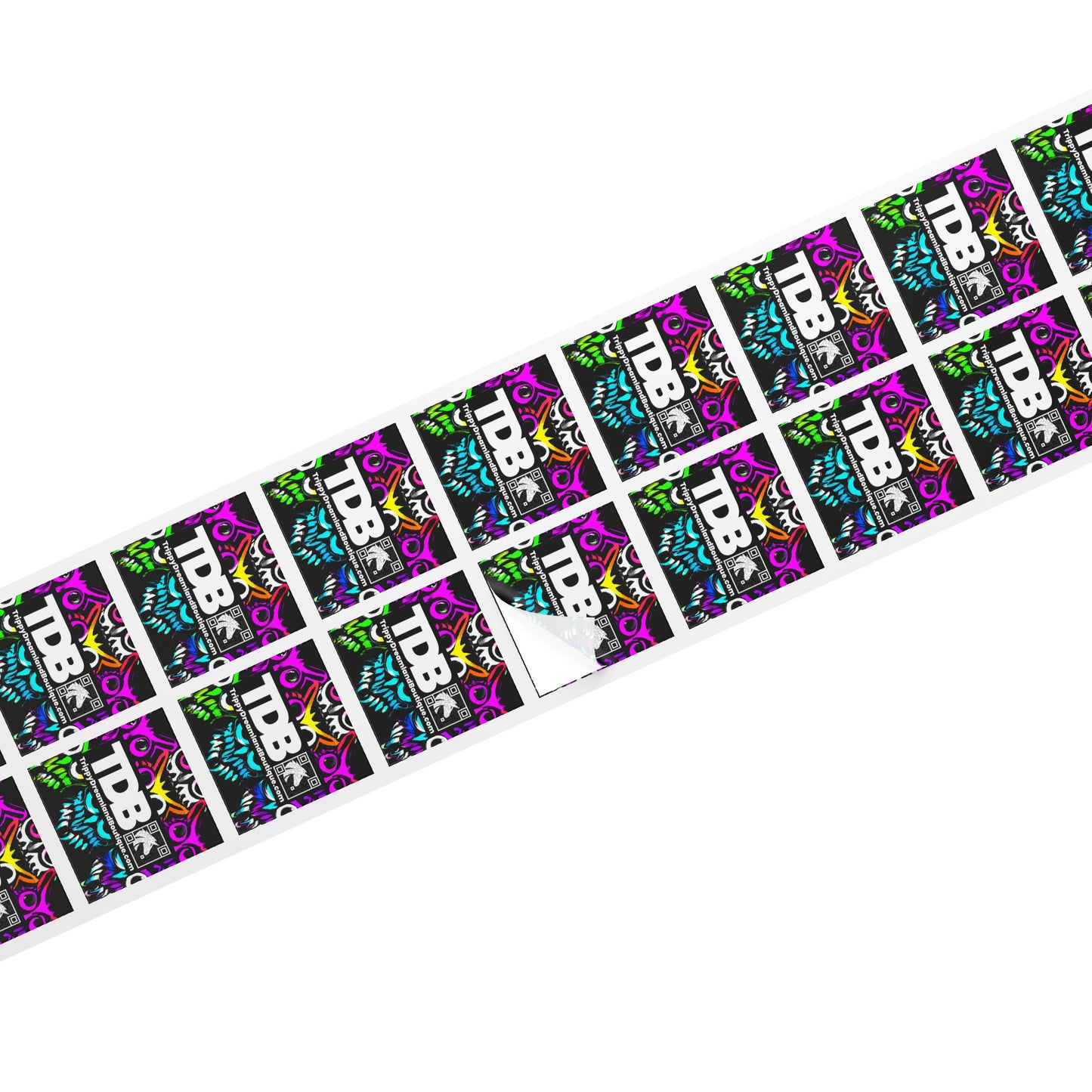 Colorful Skull Sticker Labels - Fun Party Favors for Events