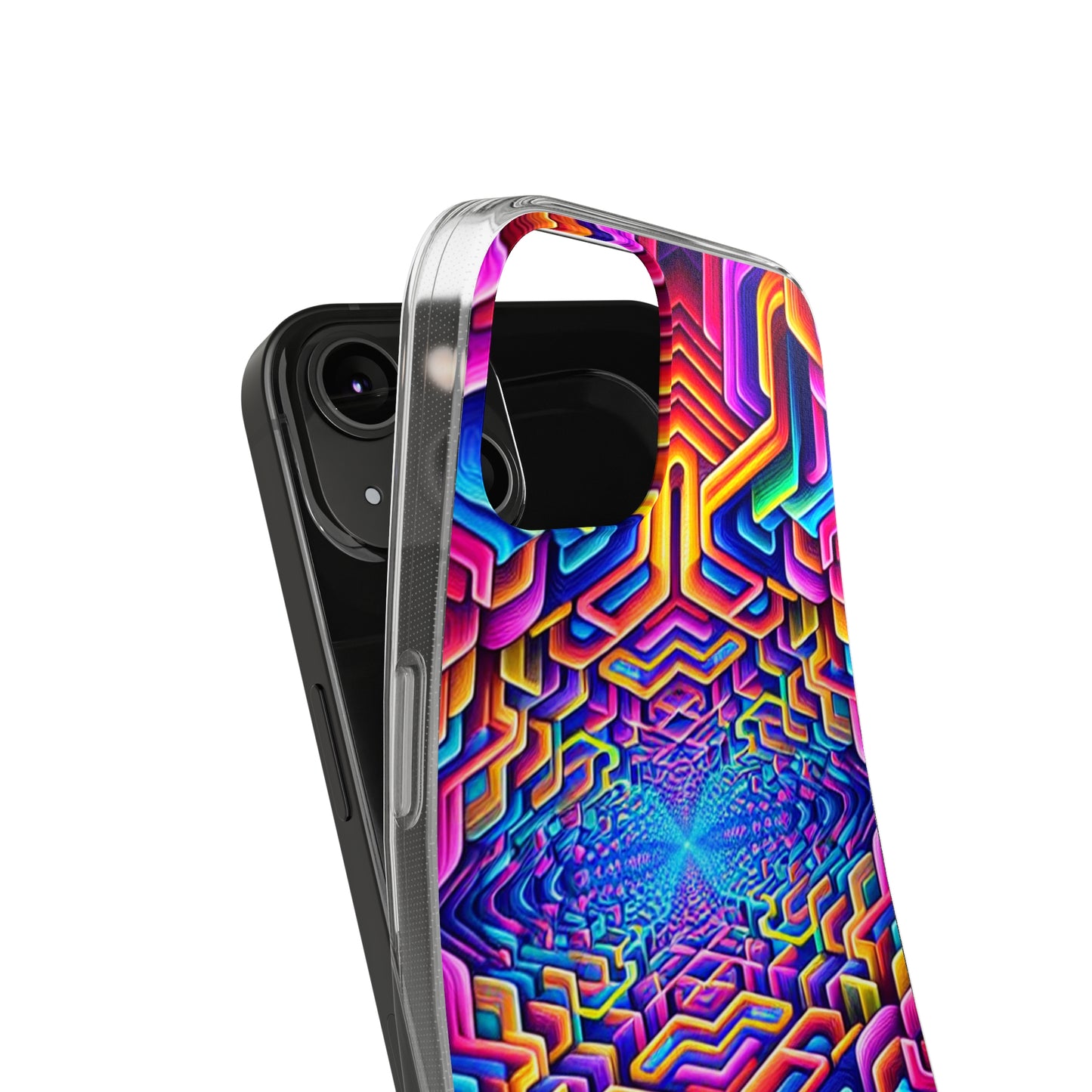 Vibrant Trippin' Infinity Infinity Patterns Art Polycarbonate Phone Case