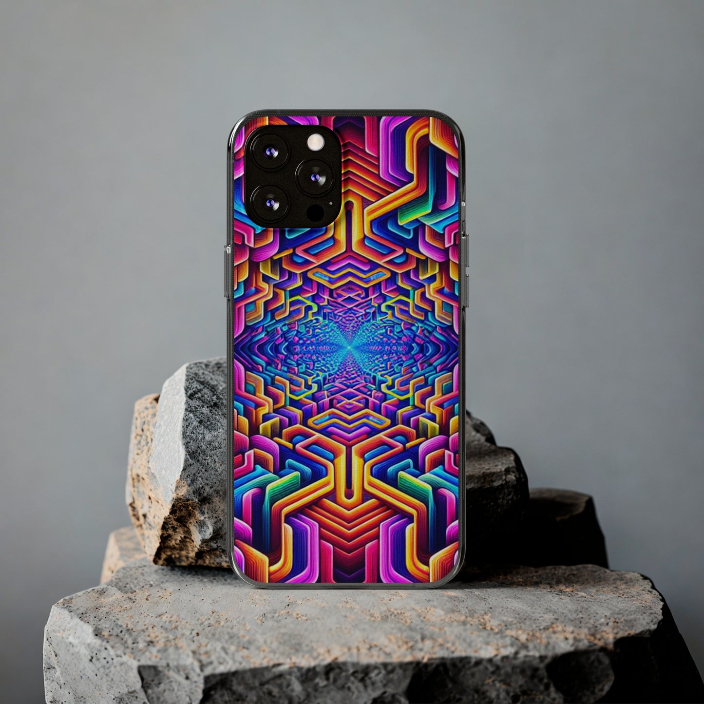 Vibrant Trippin' Infinity Infinity Patterns Art Polycarbonate Phone Case