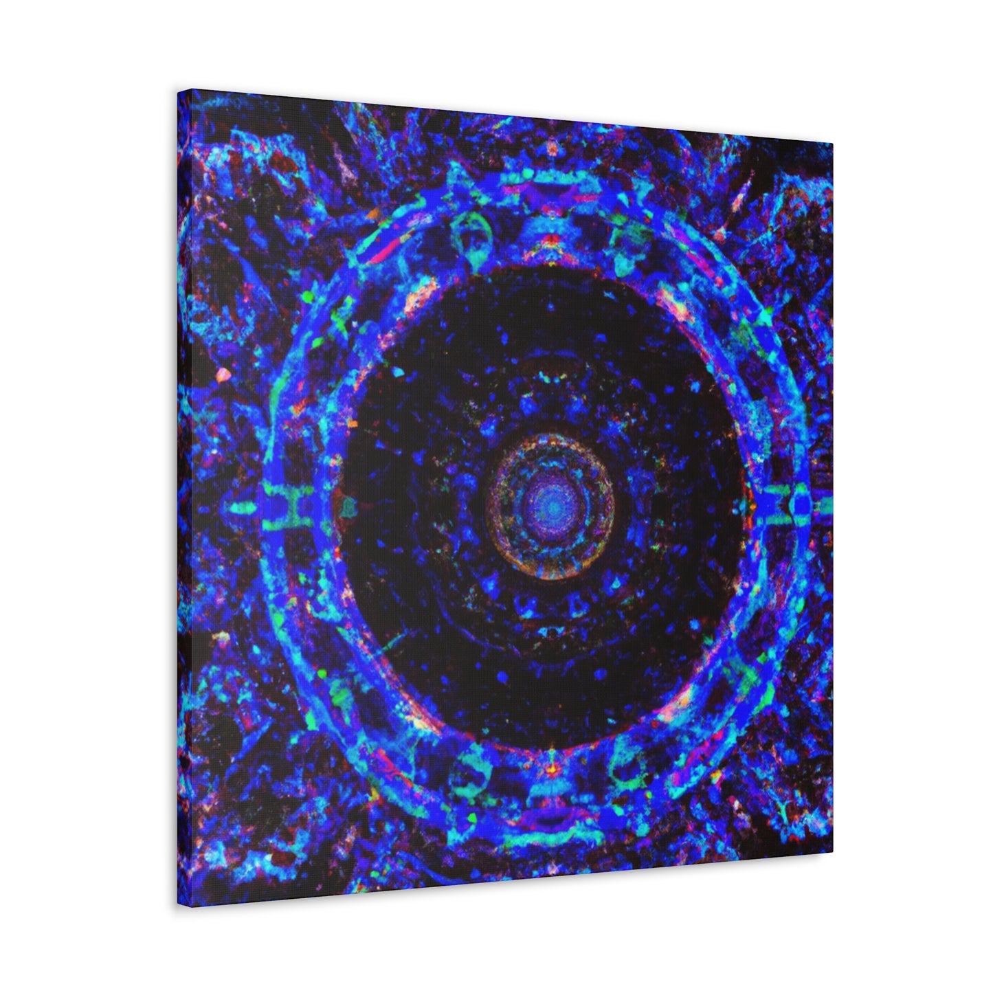 Cosmic Kaleidoscope Visions Trippy Infinity Patterns Art Canvas