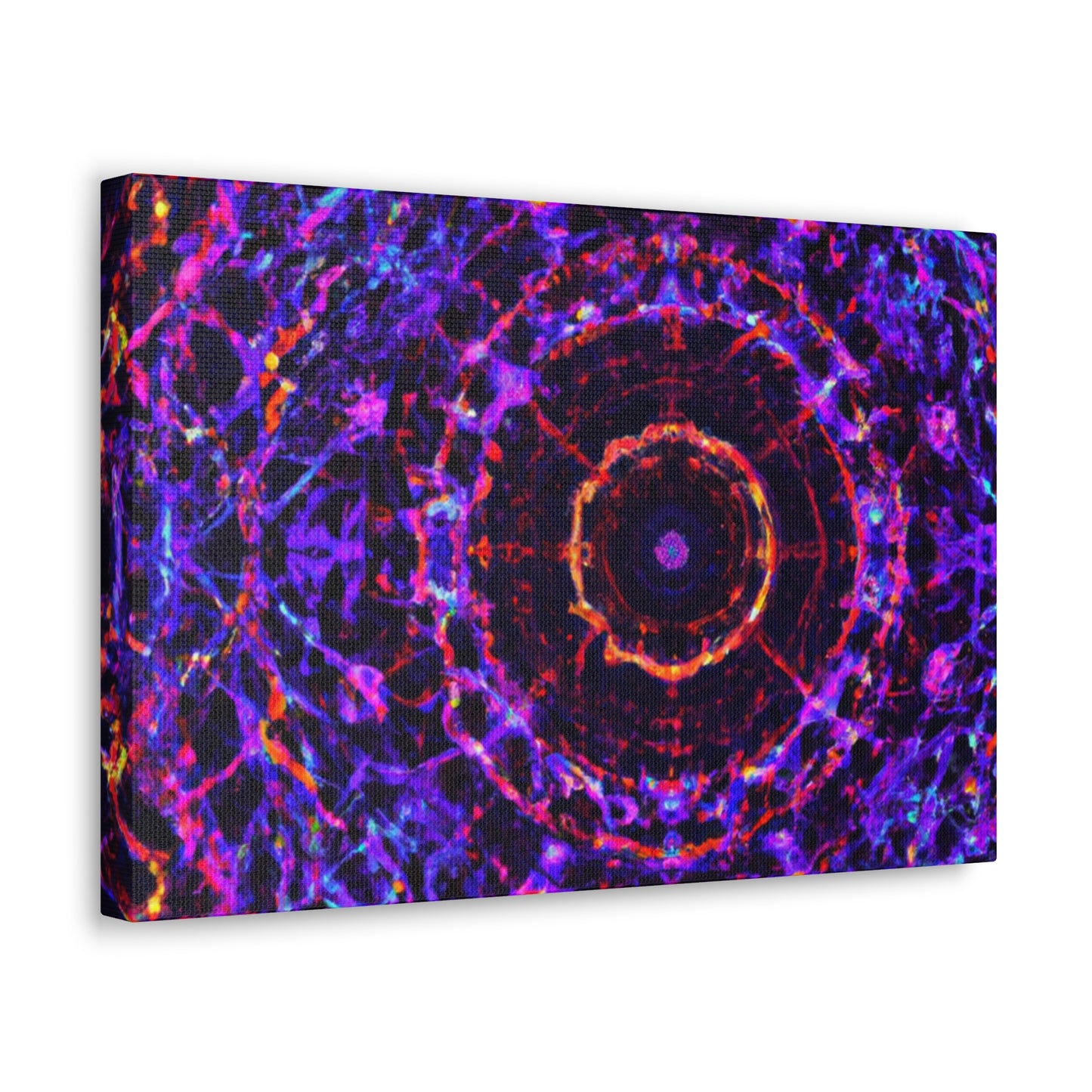 Cosmic Psychedelic Universe. Trippy Infinity Patterns Art Canvas